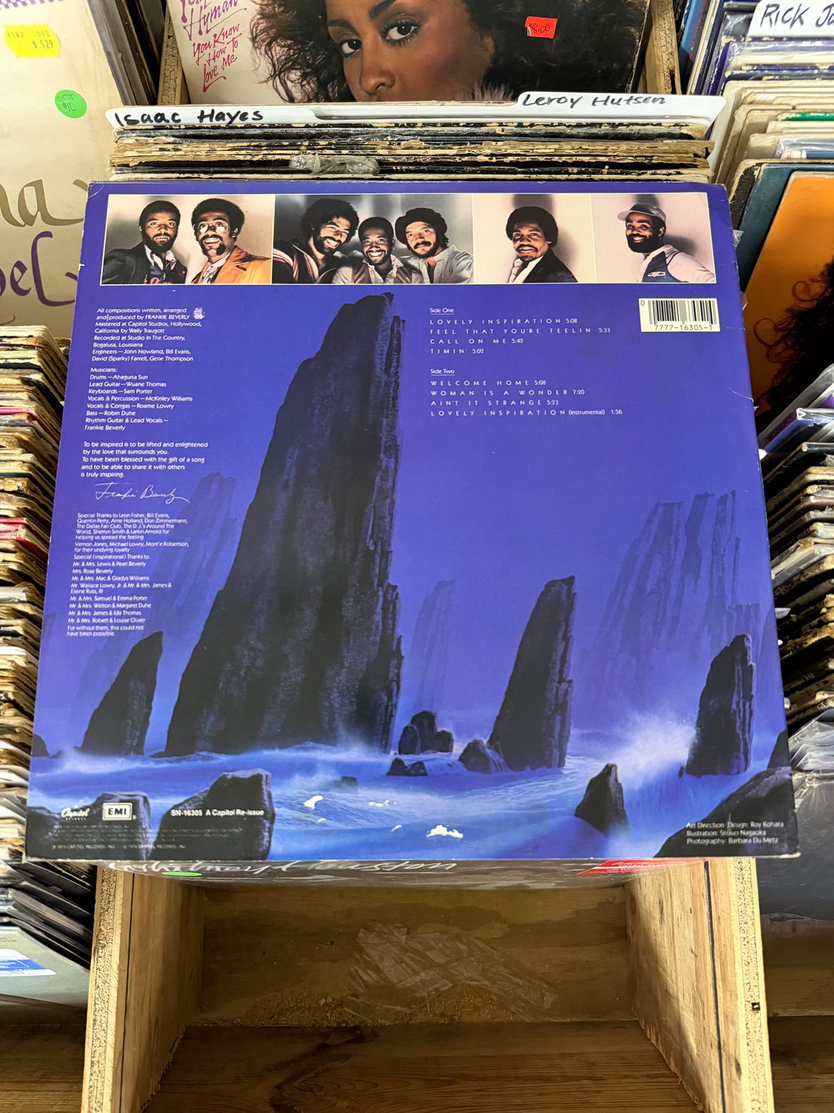 Maze Featuring Frankie Beverly – Inspiration Vinyl LP SN-16305 VG+/VG+