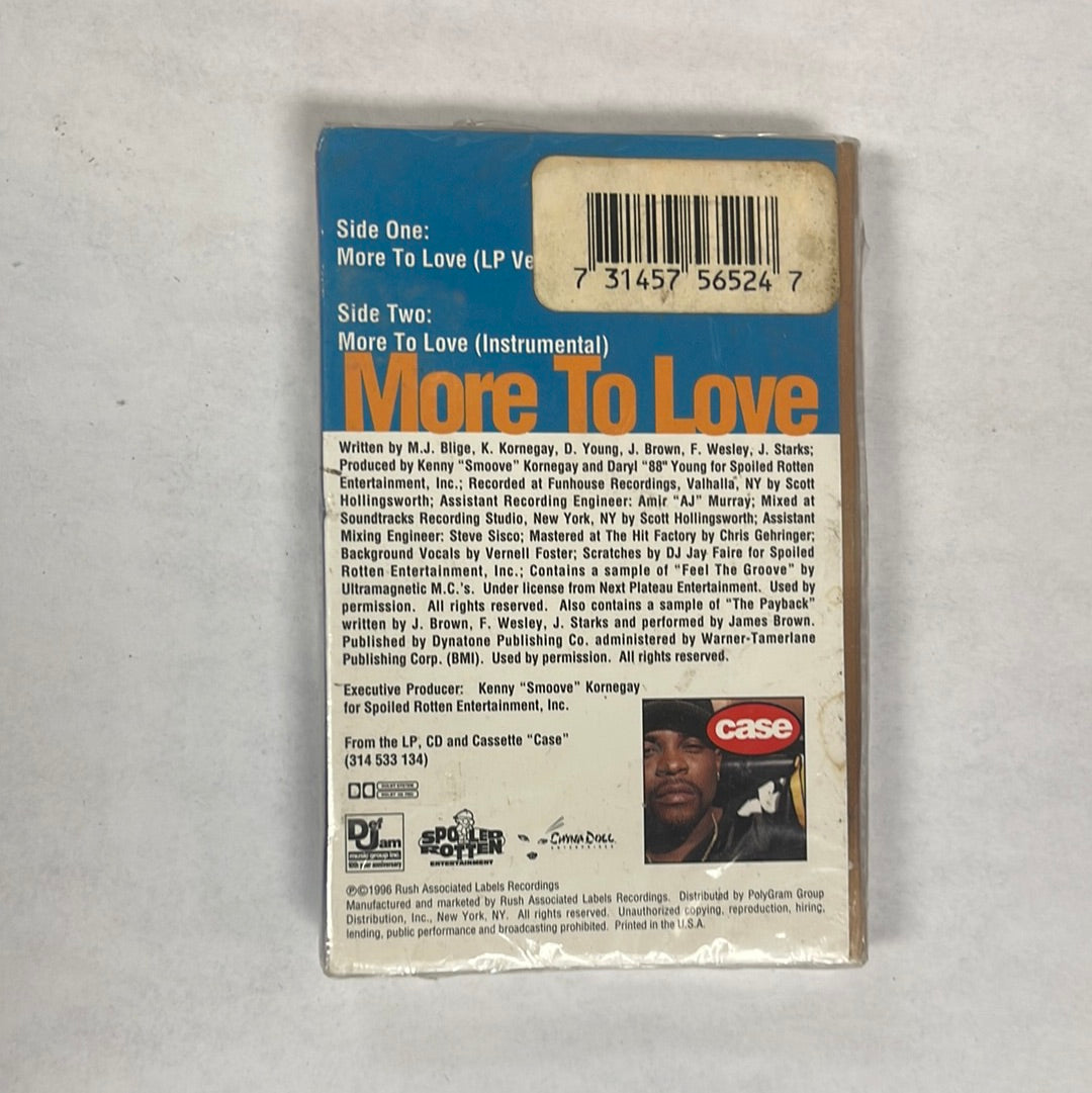 Case – More To Love Maxi Single Cassette