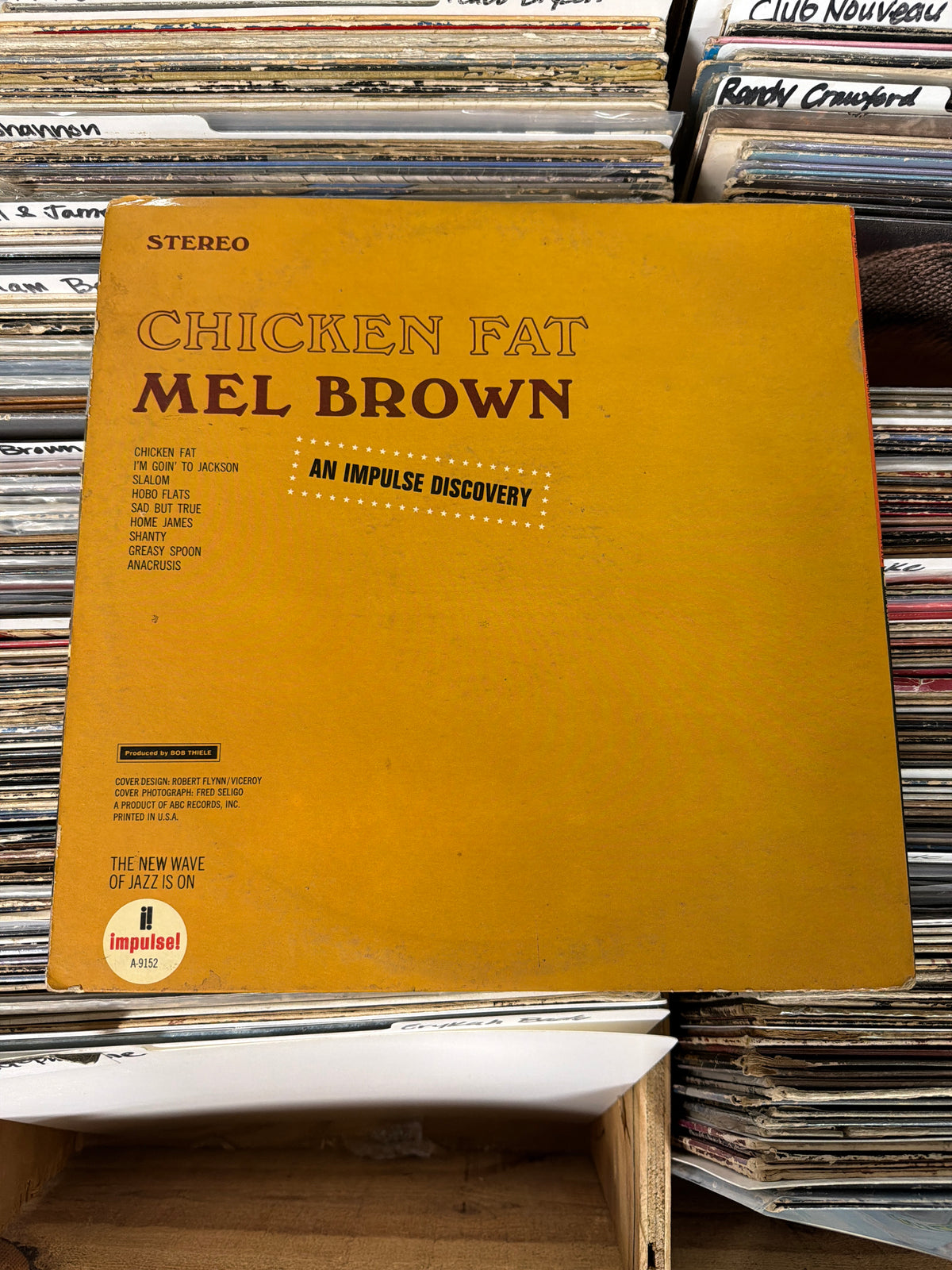Mel Brown – Chicken Fat A-9152 Vinyl LP G+/VG