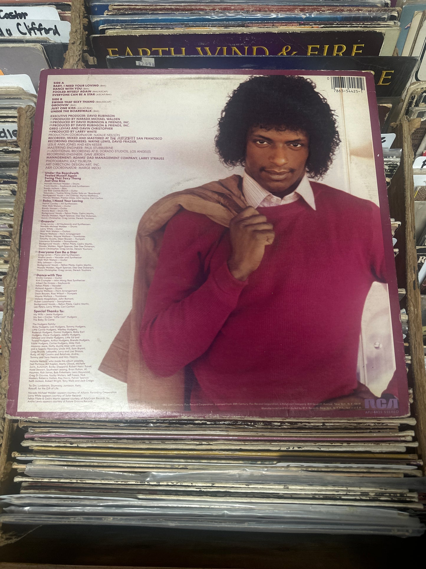 Carl Carlton – The Bad C.C. Vinyl LP AF1-4425 VG+/VG+
