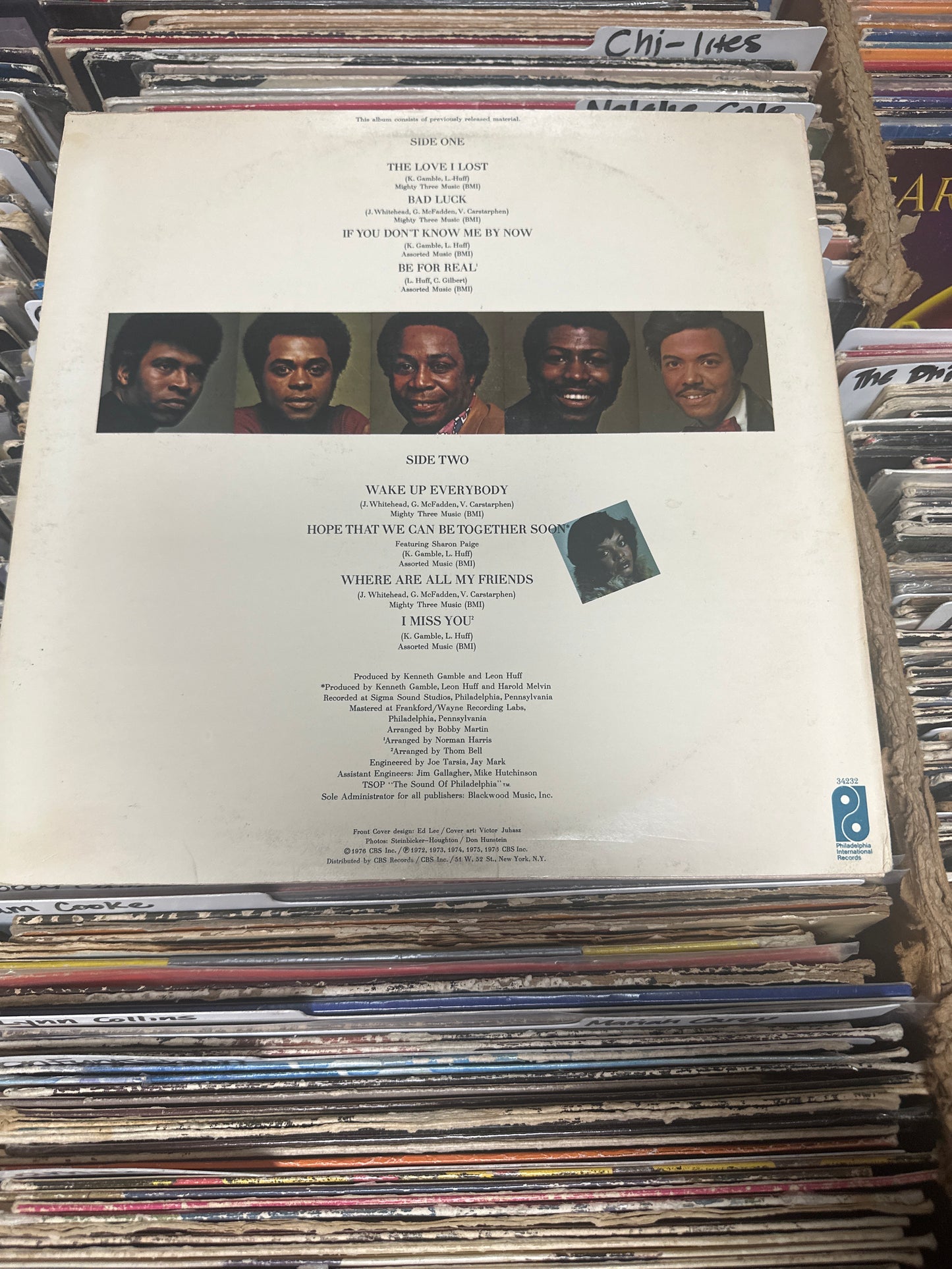 Harold Melvin & The Blue Notes* – Collectors' Item Vinyl LP PZ 34232 VG+/VG+