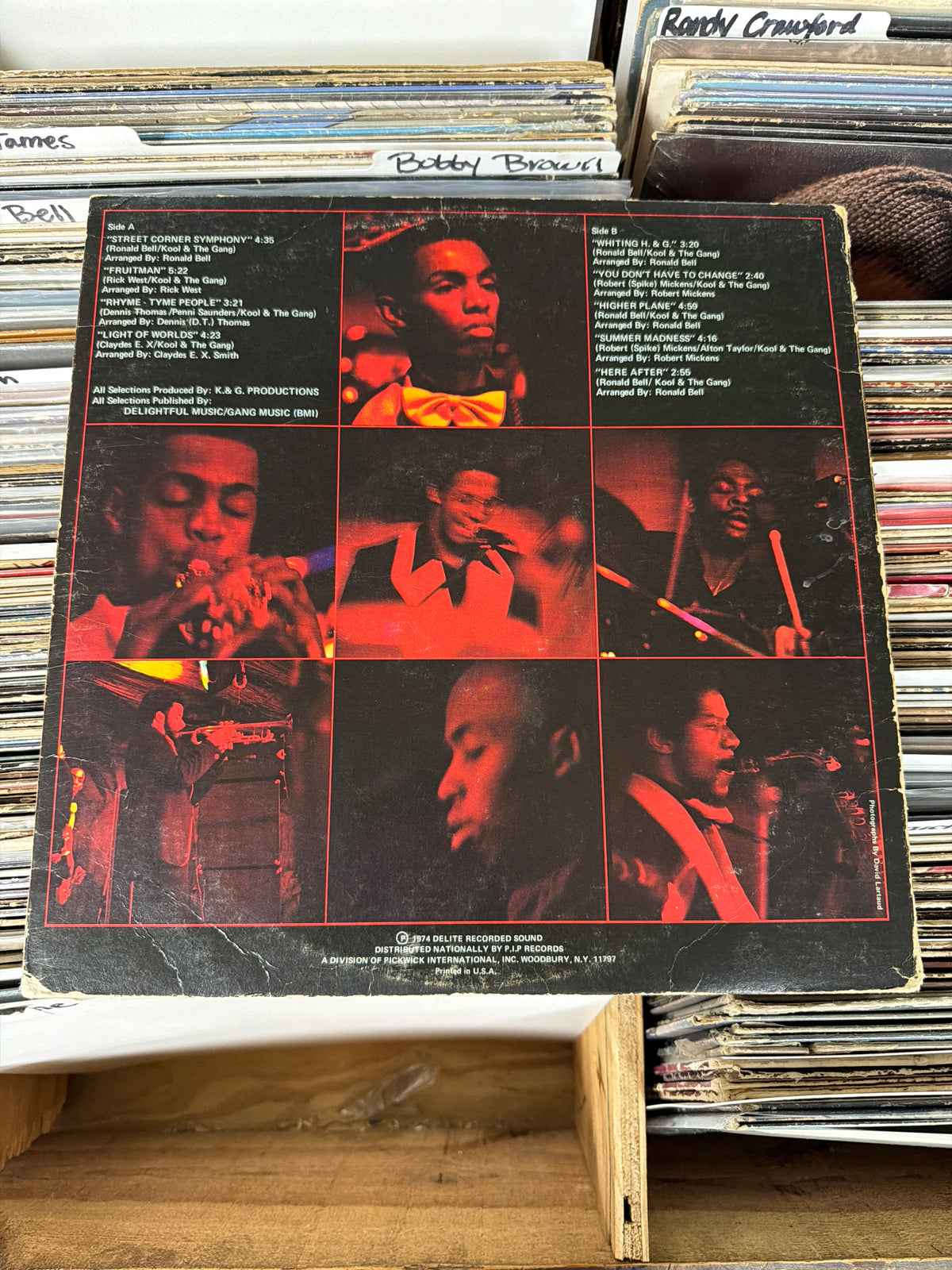 Kool & The Gang – Light Of Worlds DEP-2014 Vinyl LP G+/G+