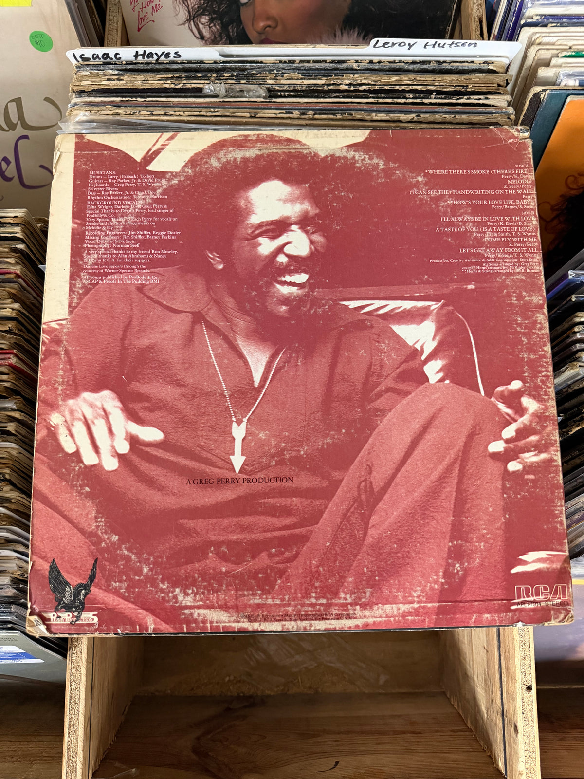 Greg Perry – Smokin' Vinyl LP APL1-1914 VG/G+