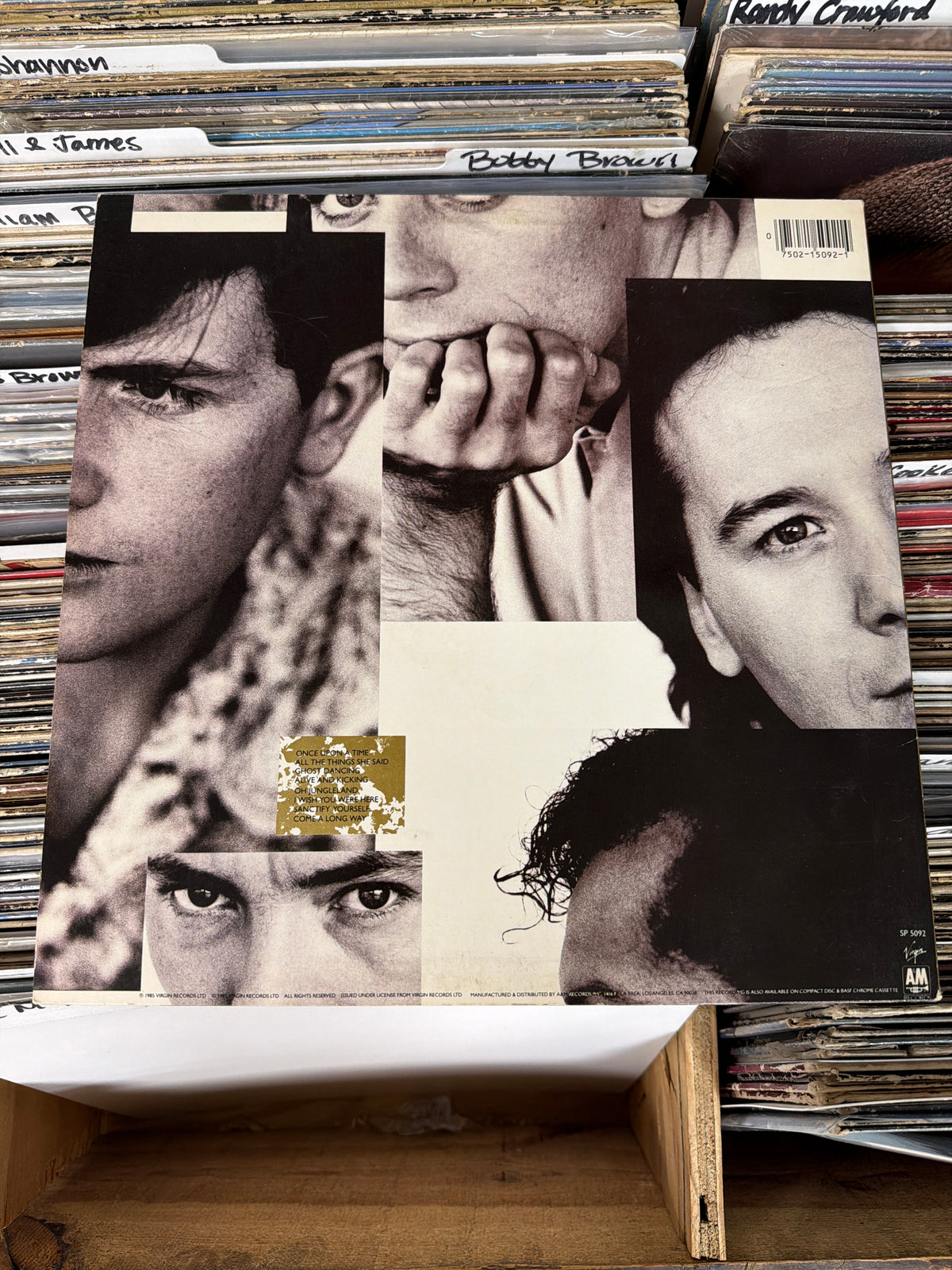 Simple Minds – Once Upon A Time SP 5092 Vinyl LP VG+/VG+