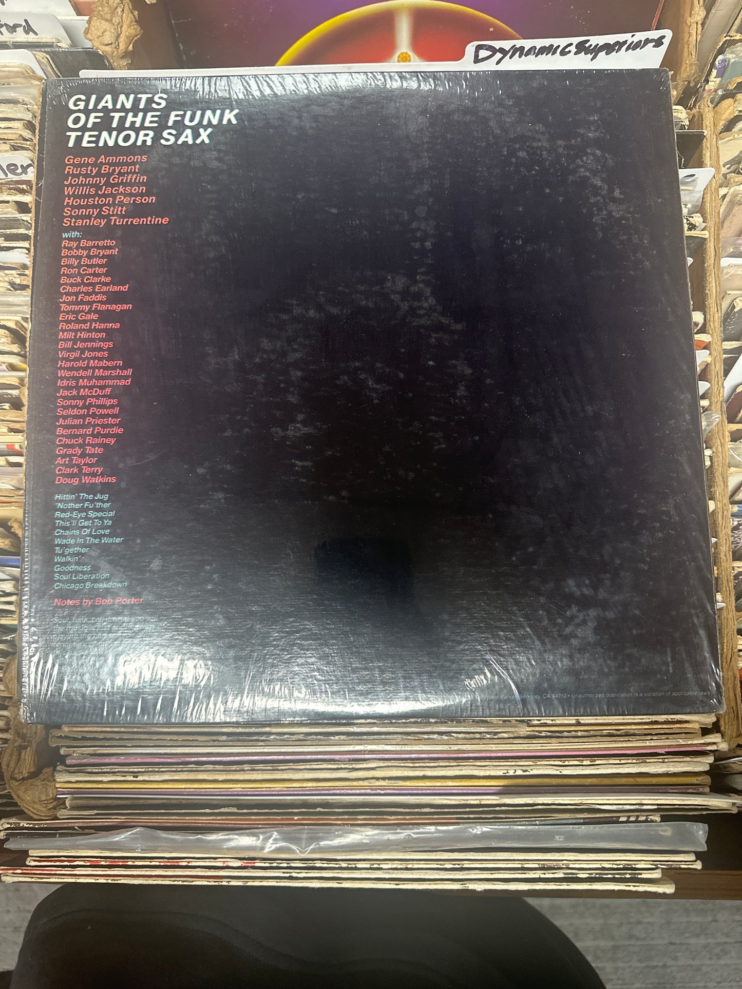 Various – Giants Of The Funk Tenor Sax 2XVinyl LP Near Mint/VG+
