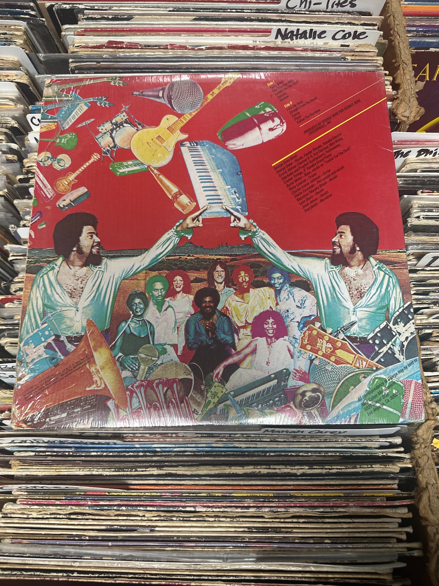 George Duke – Follow The Rainbow Vinyl LP JE 35701 VG+/VG+