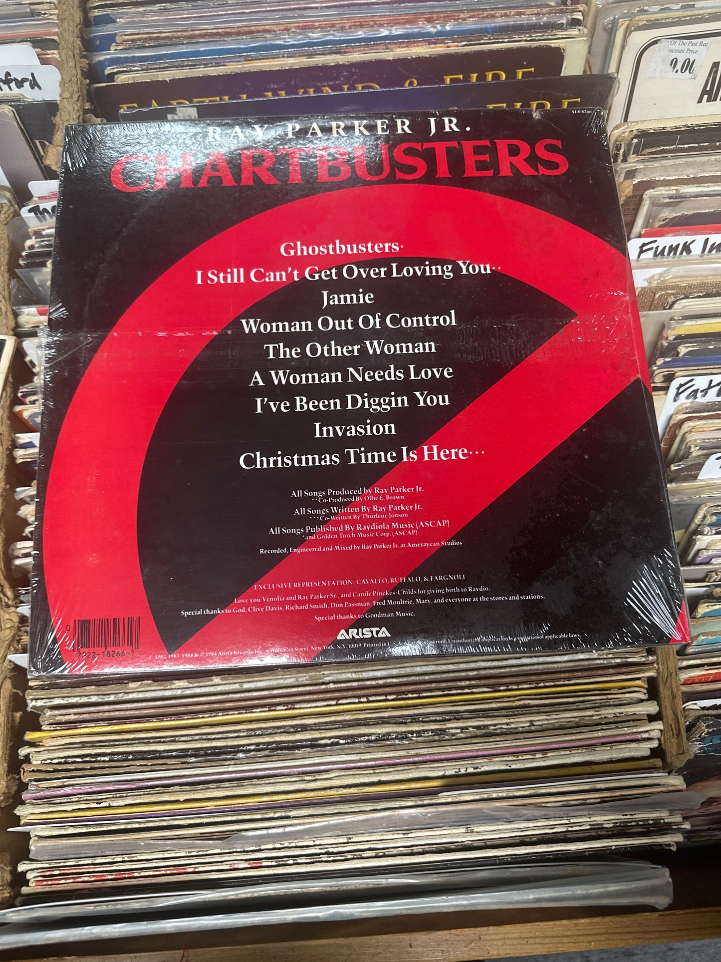Ray Parker Jr. – Chartbusters Vinyl LP AL 8-8266 VG+/VG+