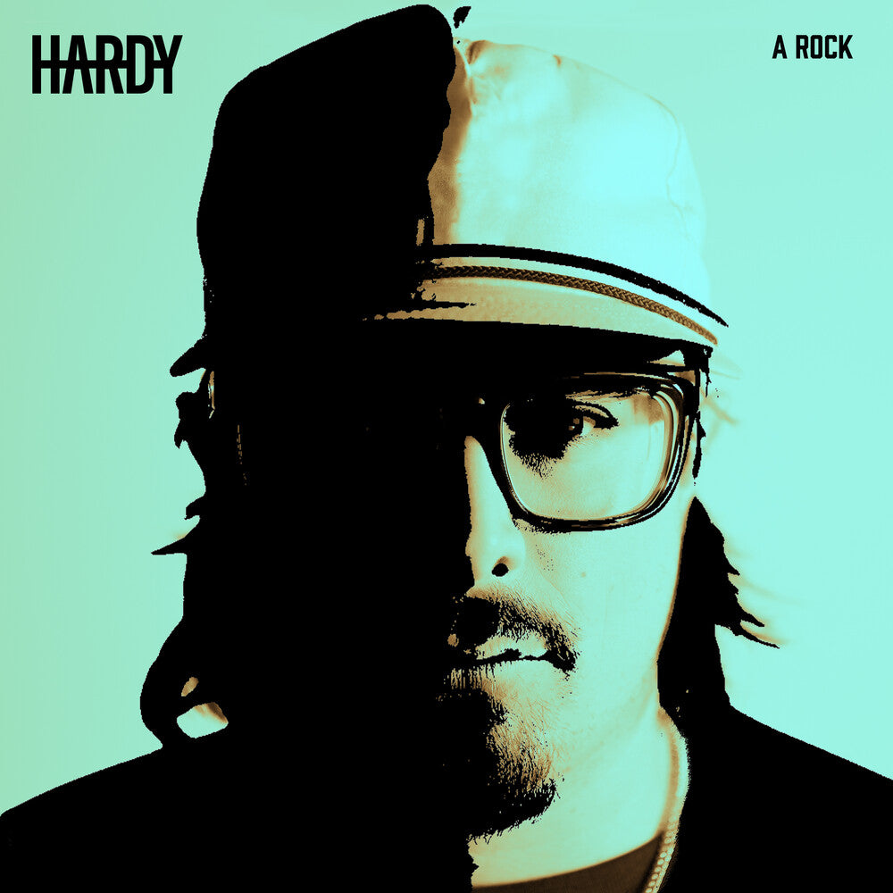 the album cover for Hardy - A Rock