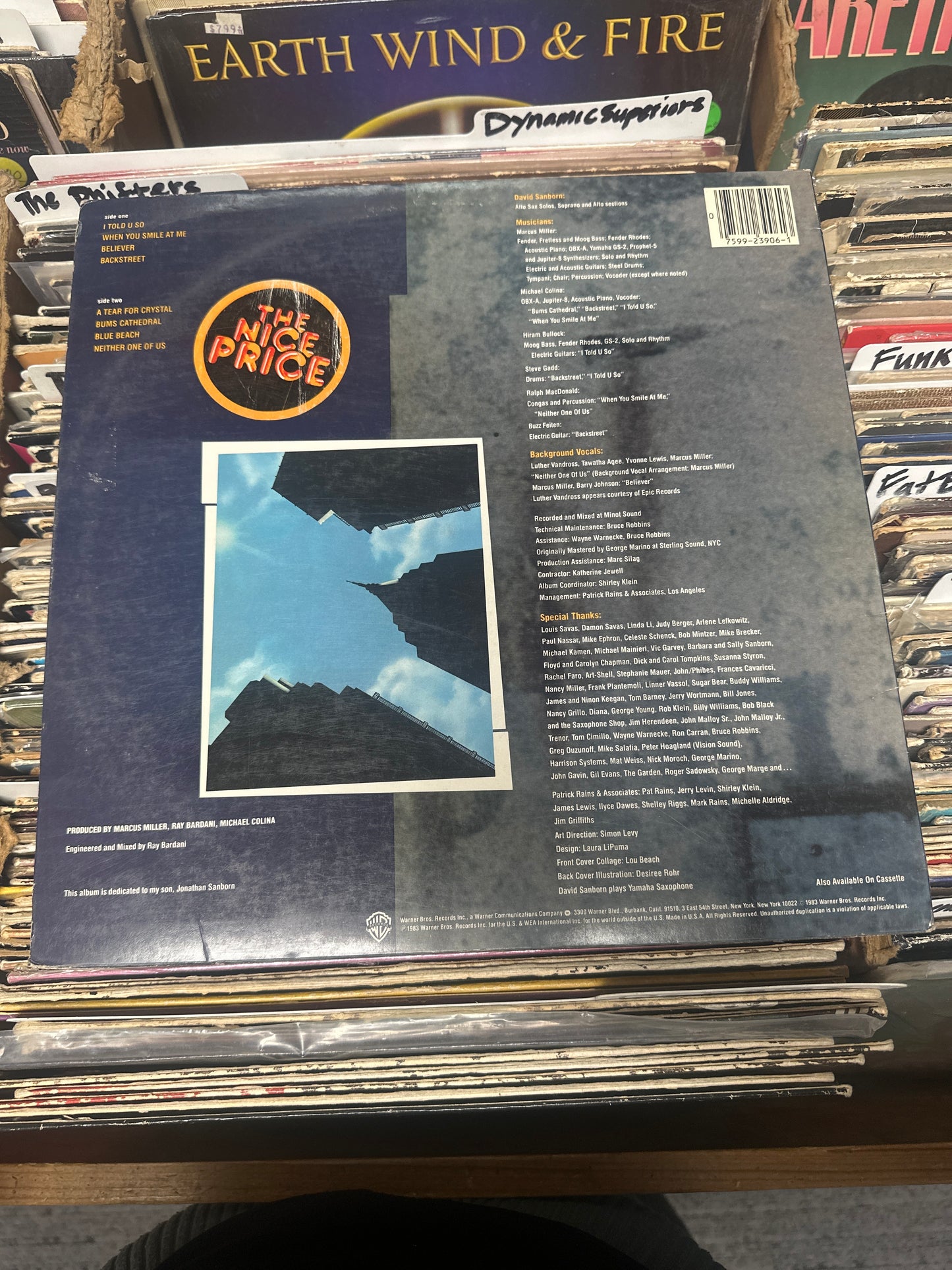 David Sanborn – Backstreet Vinyl LP
