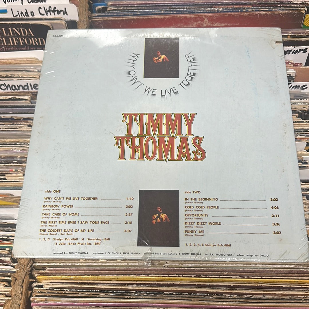 Timmy Thomas – Why Can't We Live Together Glades – 33-6501 Vinyl LP