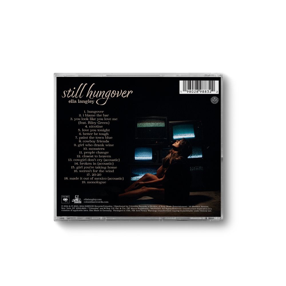 the album cover for Ella Langley - still hungover