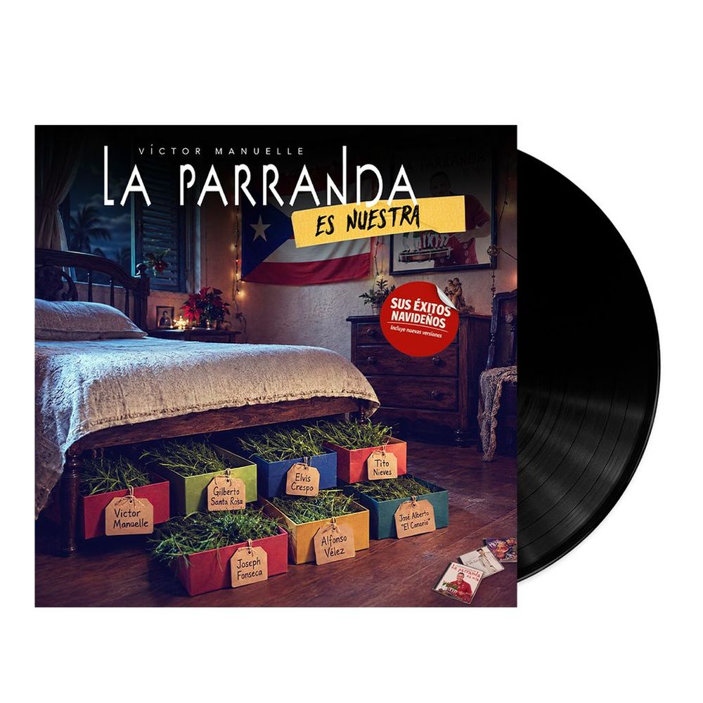 the album cover for Victor Manuelle - La Parranda Es Nuestra