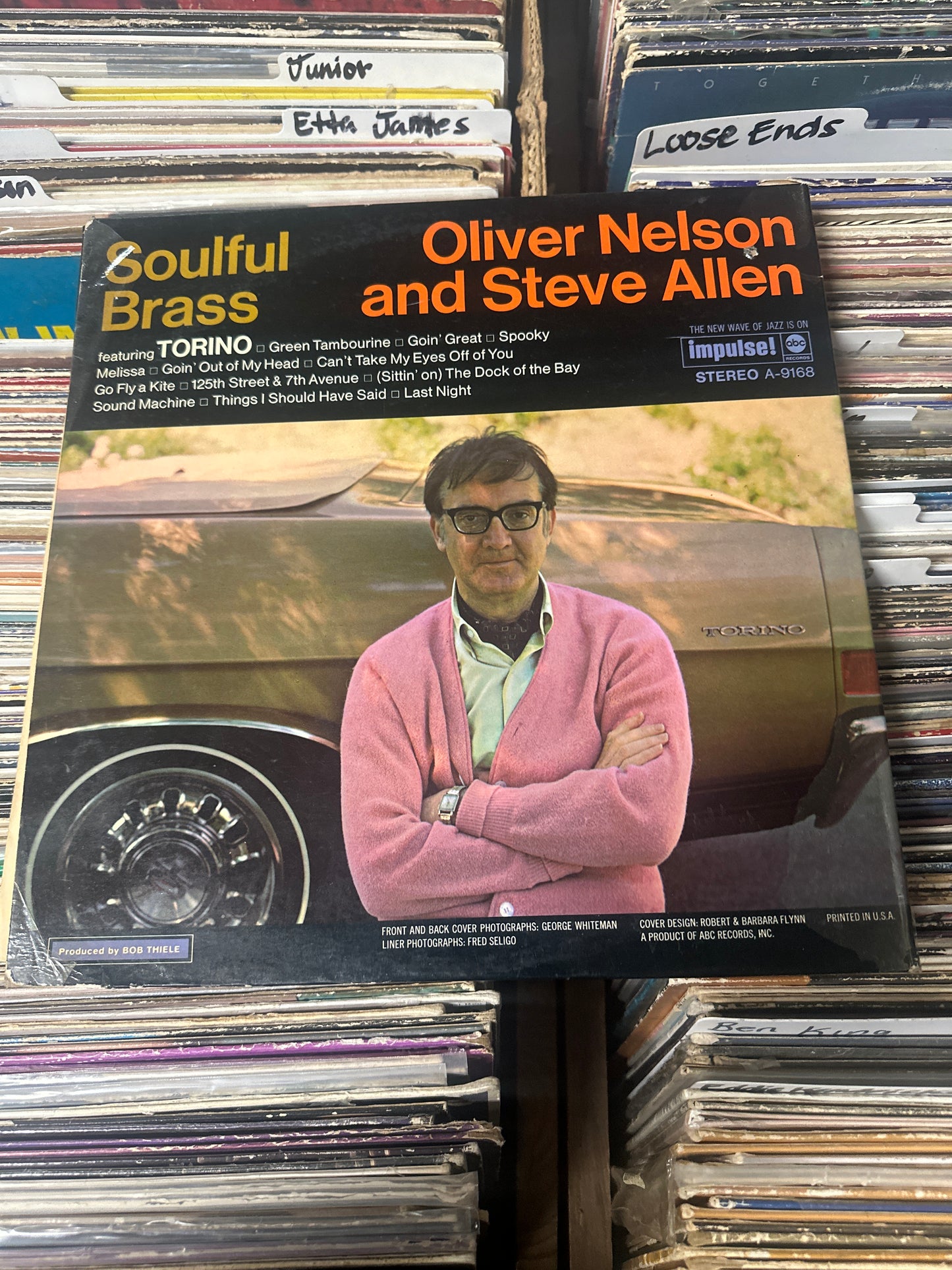 Oliver Nelson And Steve Allen – Soulful Brass Vinyl LP AS-9168 VG+/VG