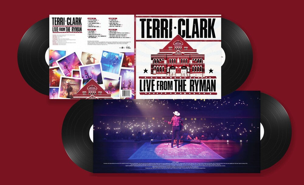 the album cover for Terri Clark - Terri Clark: Live From The Ryman