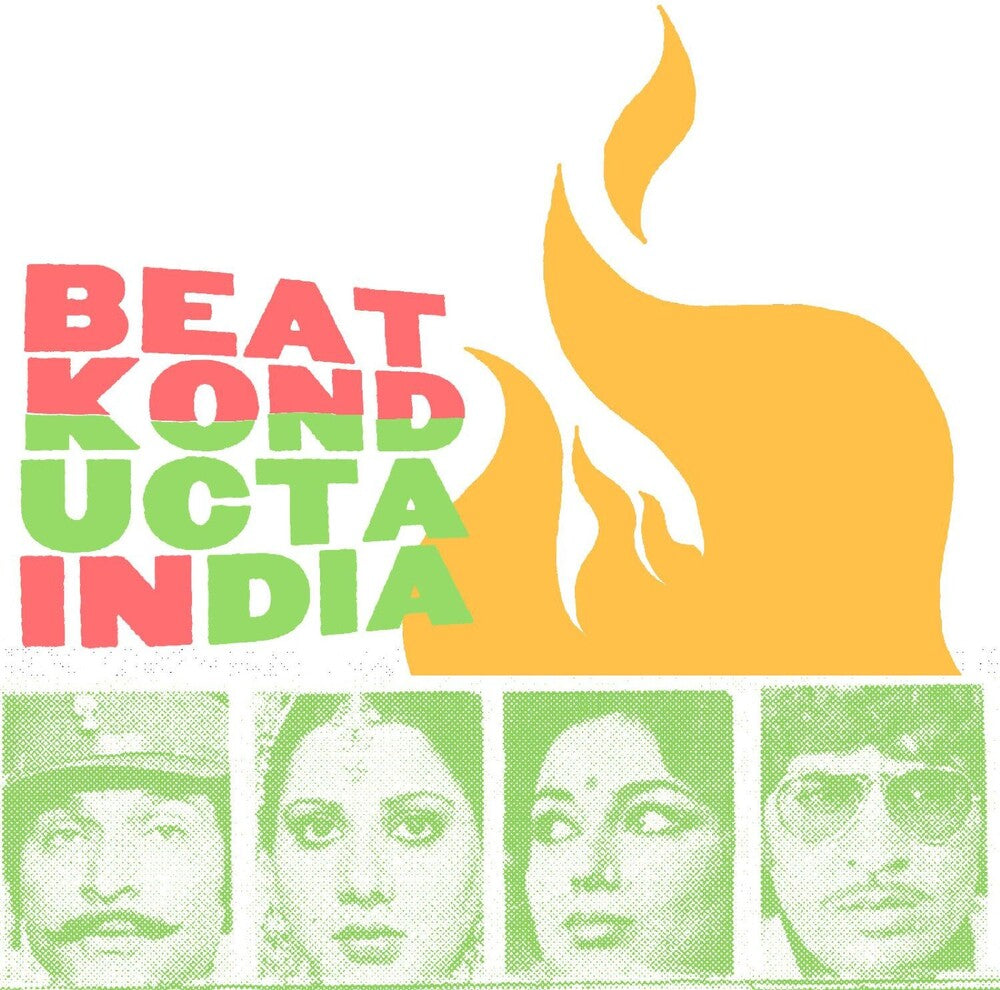 the album cover for Madlib - Beat Konducta Vol. 3-4: In India - Saffron Blend Edition