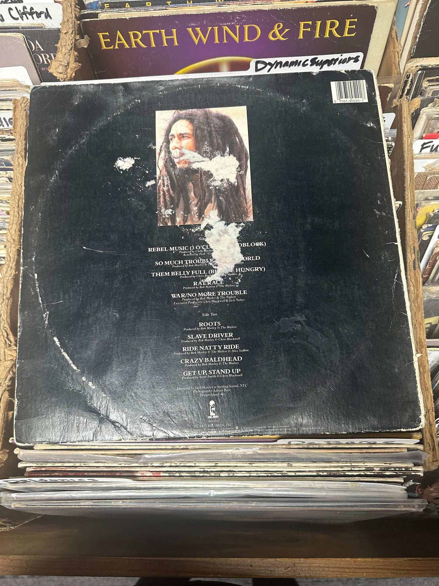 Bob Marley & The Wailers – Rebel Music Vinyl Lp 90520-1 VG+/VG