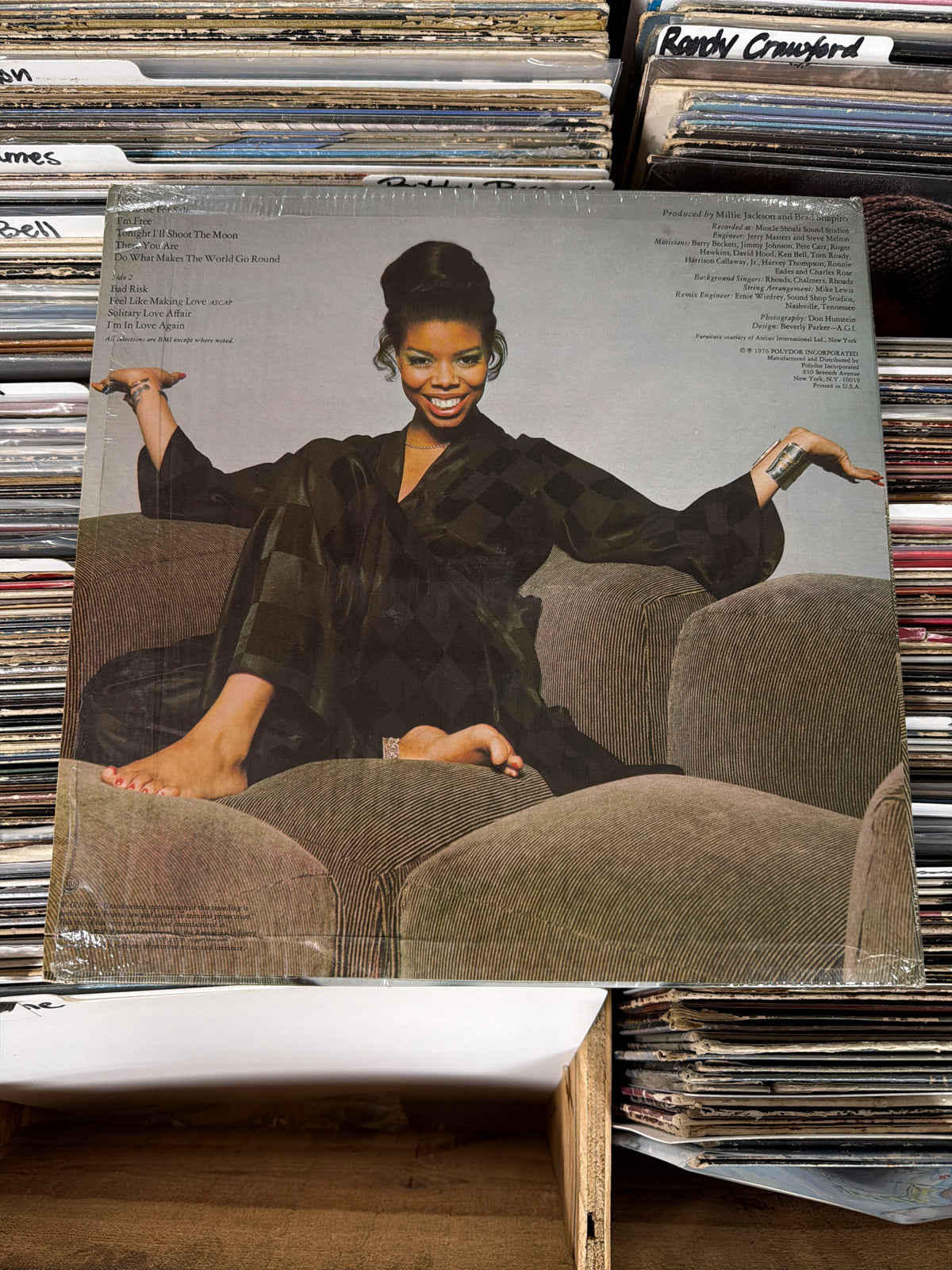 Millie Jackson – Free And In Love SP-1-6709 Vinyl LP VG/VG+