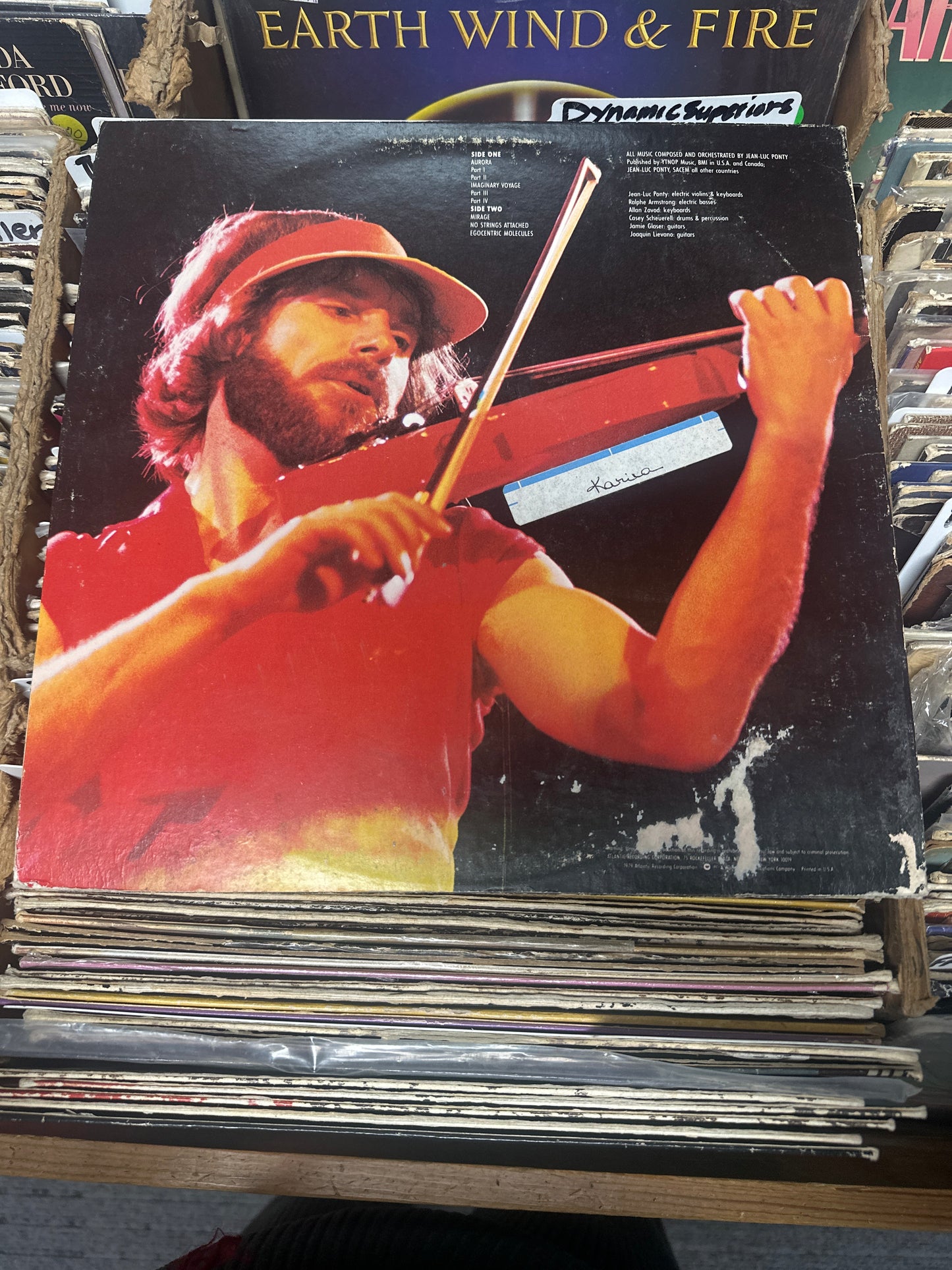 Jean-Luc Ponty – Live Vinyl Lp SD 19229 (RI) VG/VG