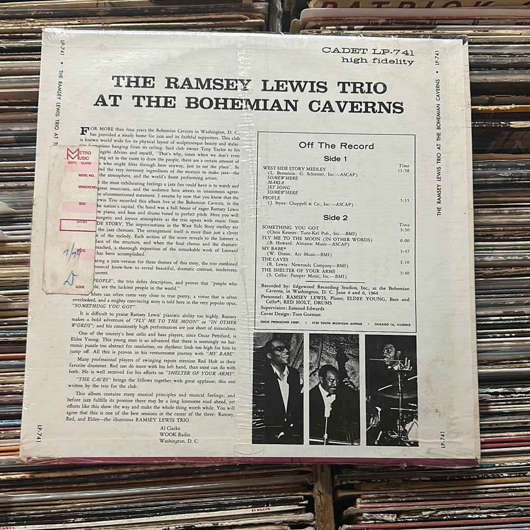 The Ramsey Lewis Trio – At The Bohemian Caverns Vinyl Lp