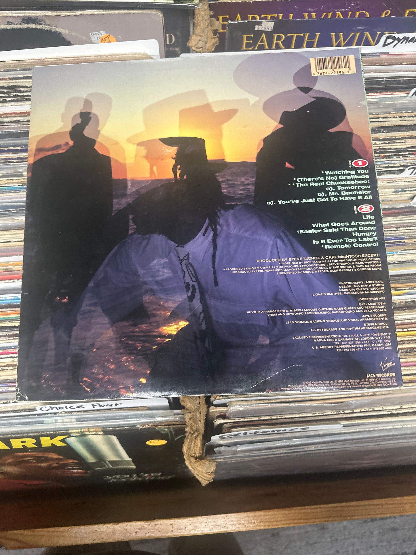 Loose Ends- The Real Chuckeeboo Vinyl LP MCA-42196 VG+/VG+