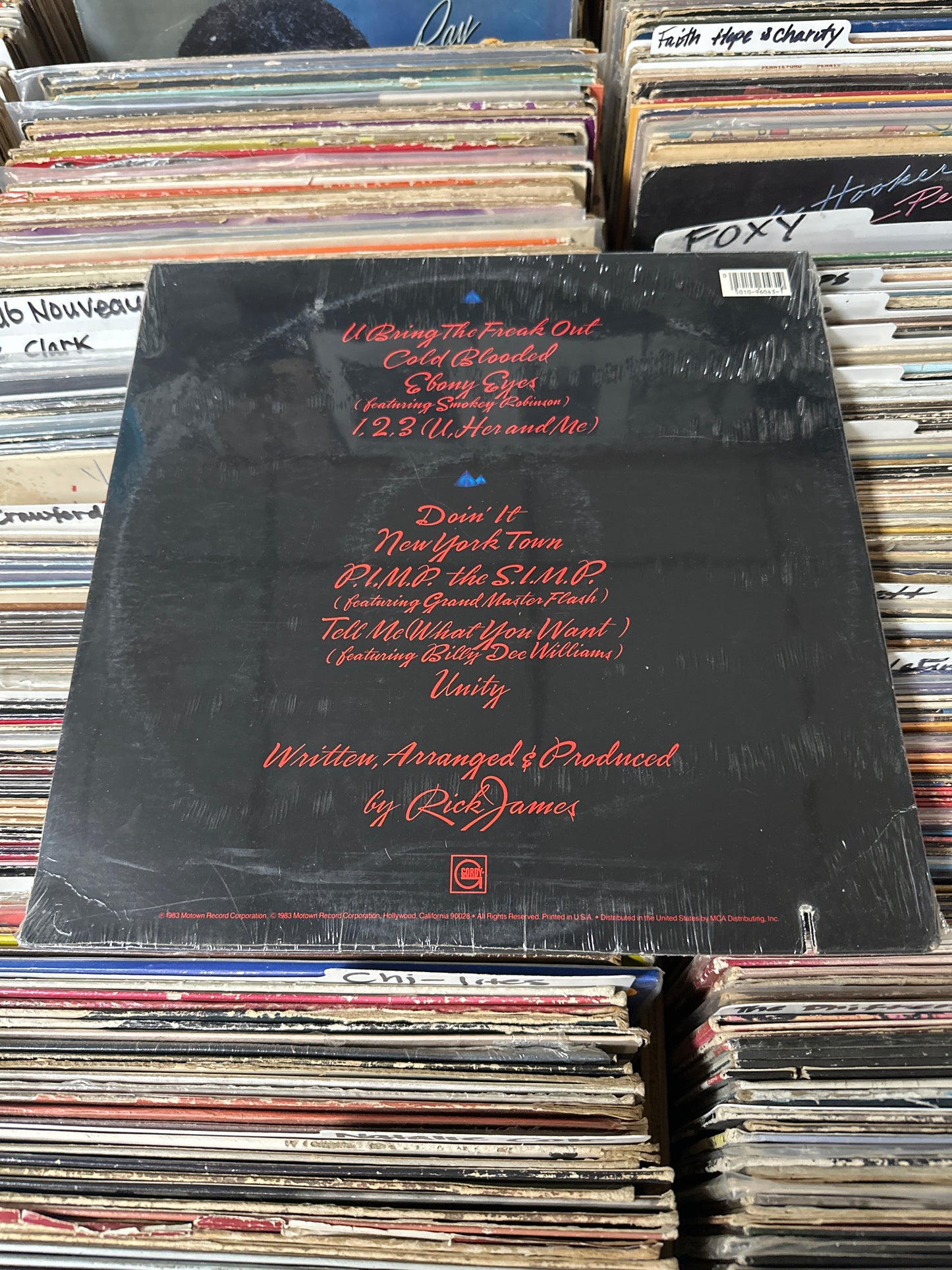 Rick James - Cold Blooded Vinyl Lp 6043GL