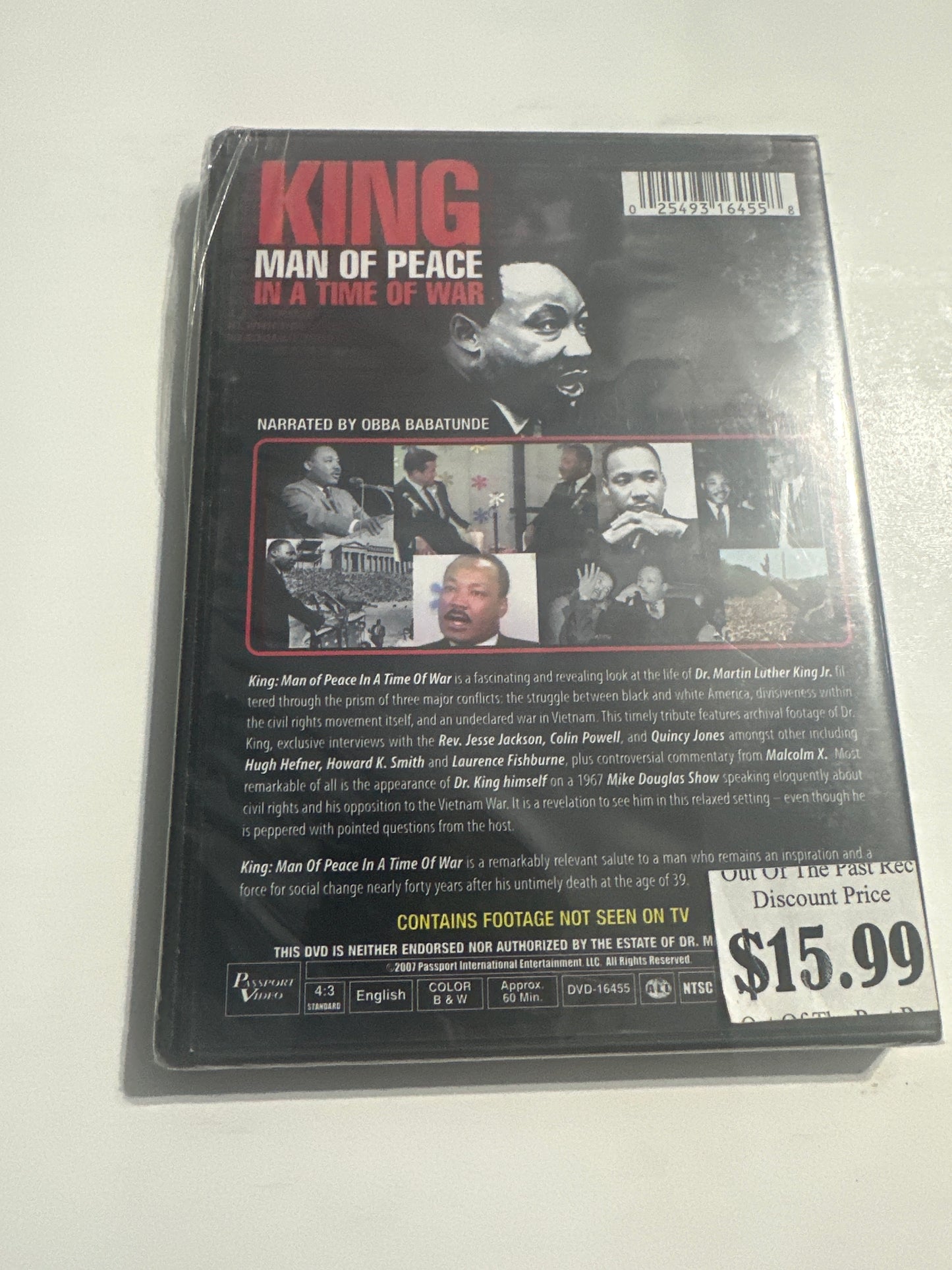 King Man Of Peace In A Time Of War DVD