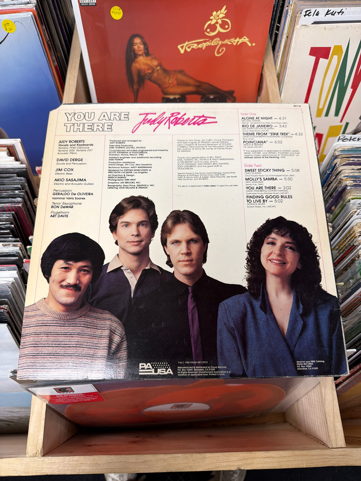 Judy Roberts – You Are There PR7176 Vinyl LP VG/VG