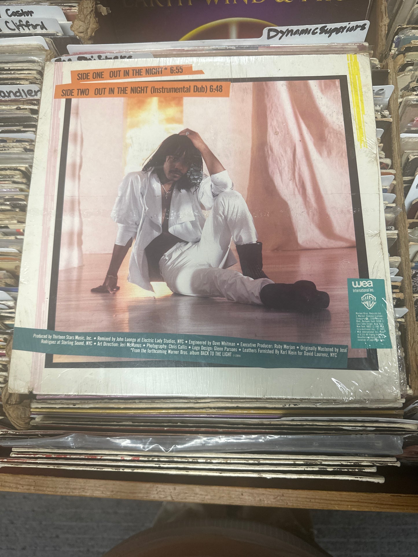 Serge Ponsar - Out In The Night 12" Vinyl Lp