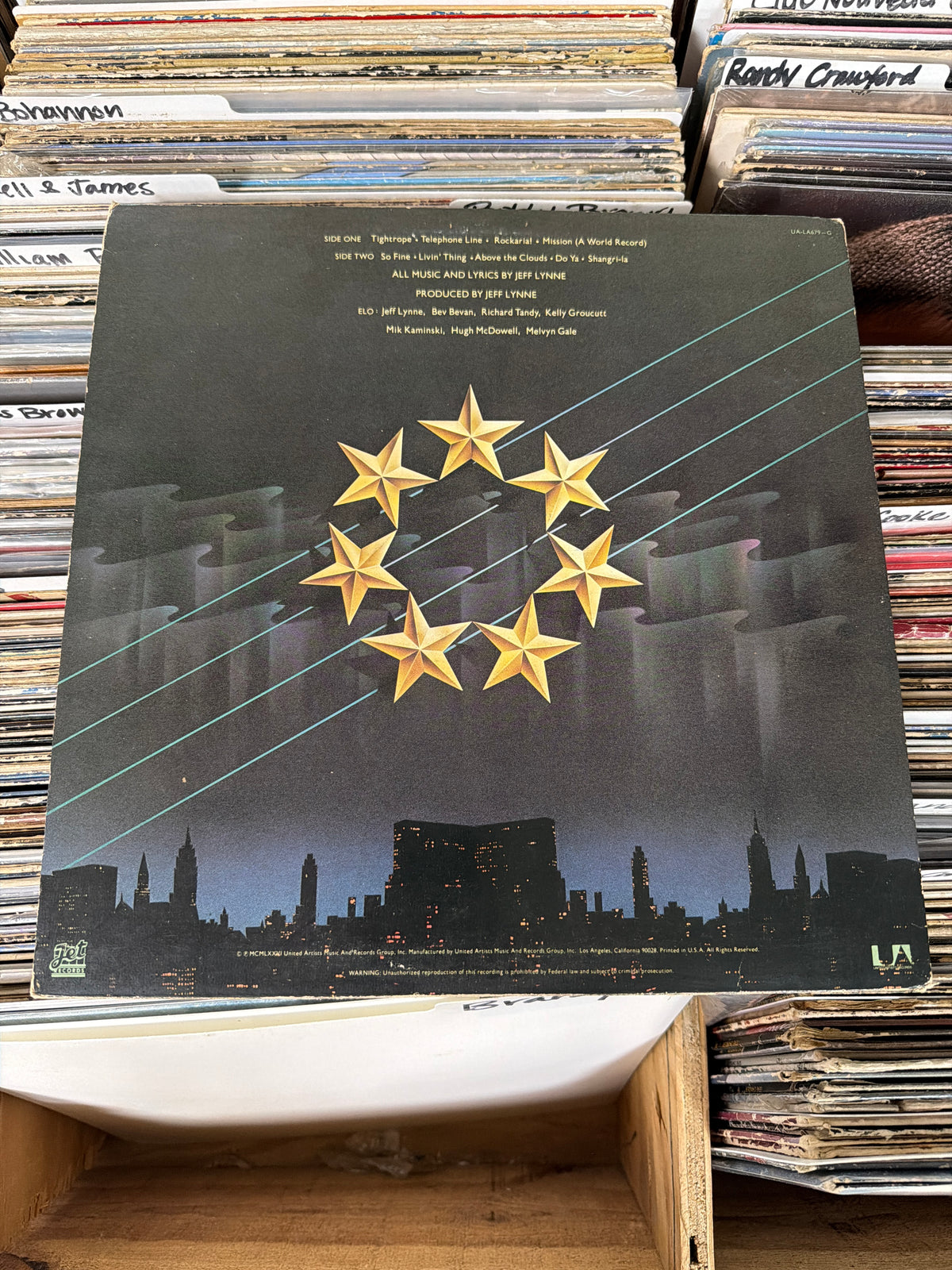 Electric Light Orchestra – A New World Record UA-LA679-G Vinyl LP VG/VG