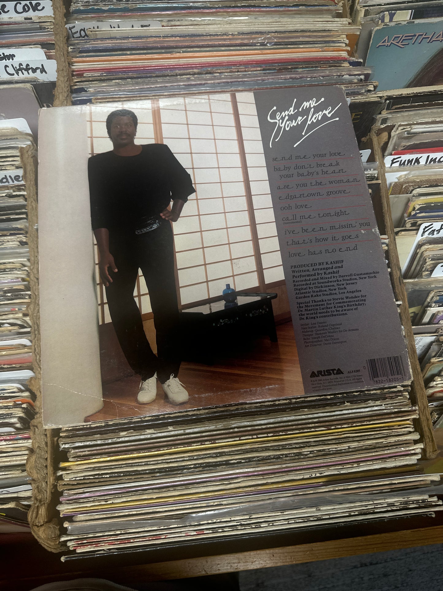 Kashif – Send Me Your Love Vinyl LP AL 8-8205 VG+/VG+