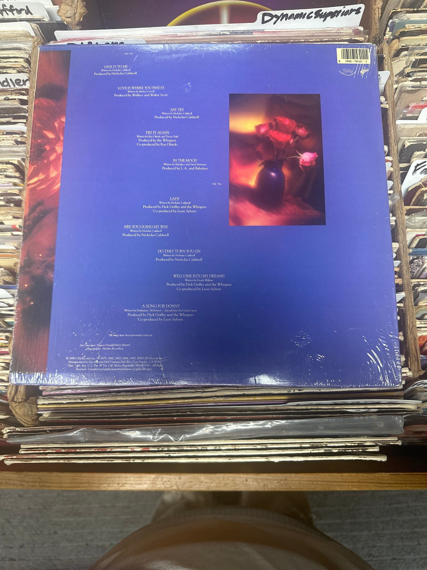 The Whispers-In The Mood Vinyl LP Z 75321 VG+/VG+