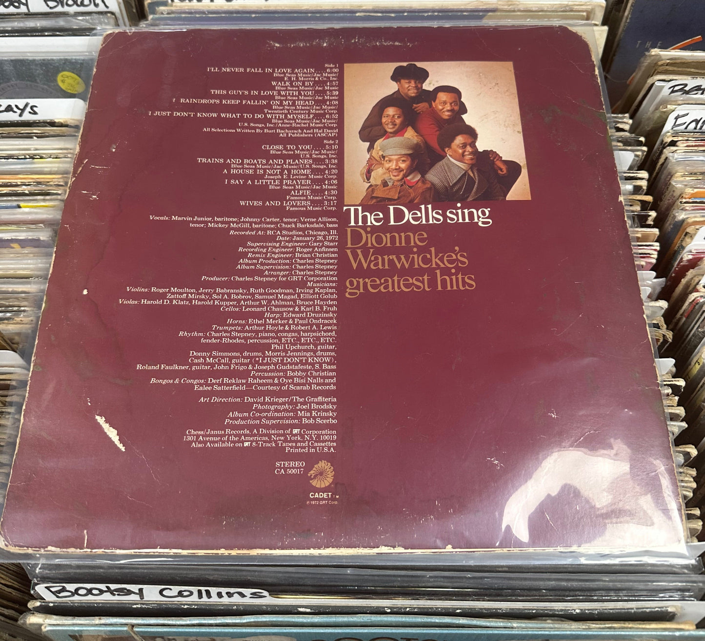 The Dells - The Dells Sing Dionne Warwicke's Greatest Hits Vinyl LP VG+/G