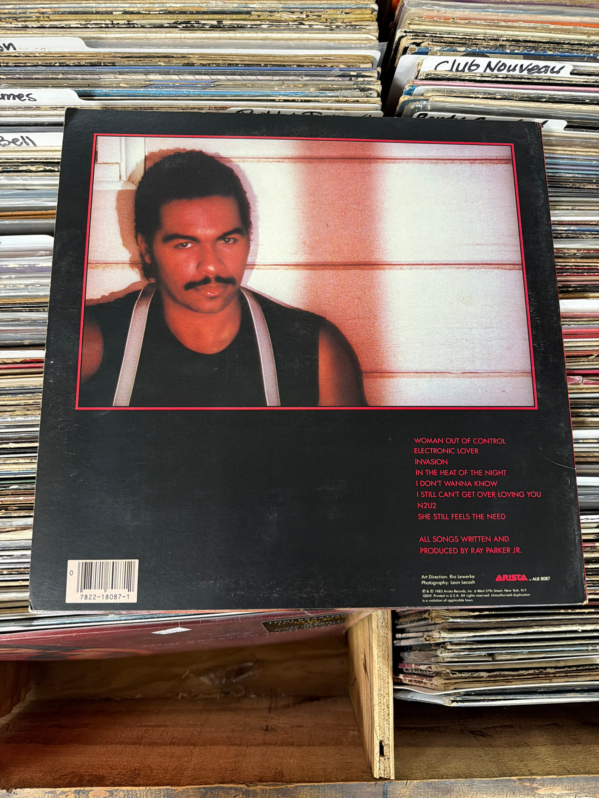 Ray Parker Jr. – Woman Out Of Control AL 8-8087 Vinyl LP VG+/VG+