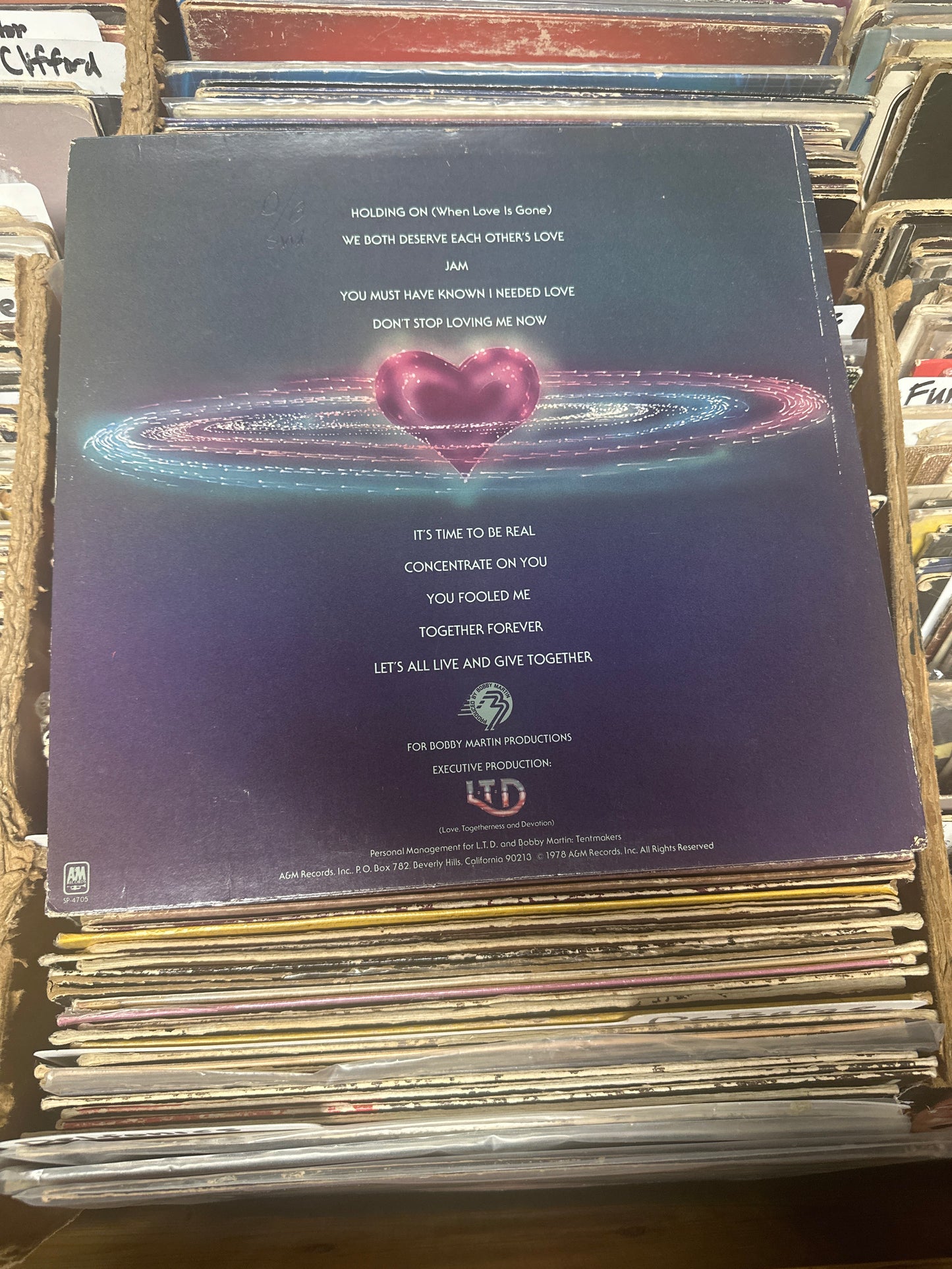 L.T.D. – Togetherness Vinyl LP SP-4705 VG+/VG+