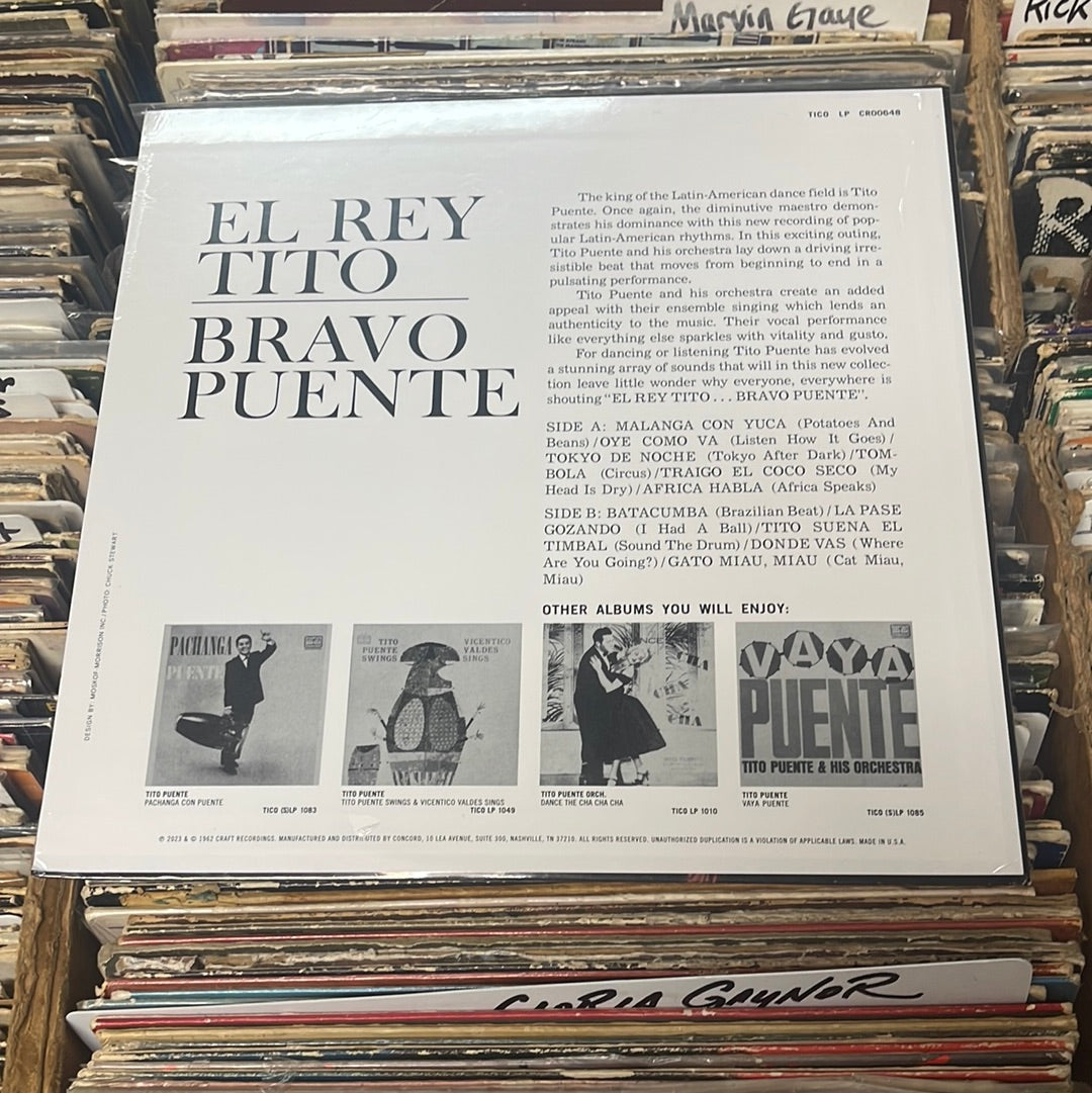 Tito Puente – El Rey Bravo CR00648 180g Vinyl Lp Reissue