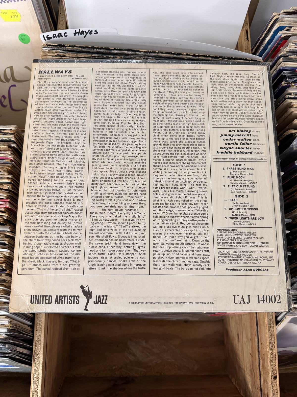 Art Blakey & The Jazz Messengers – 3 Blind Mice Vinyl LP G+/VG