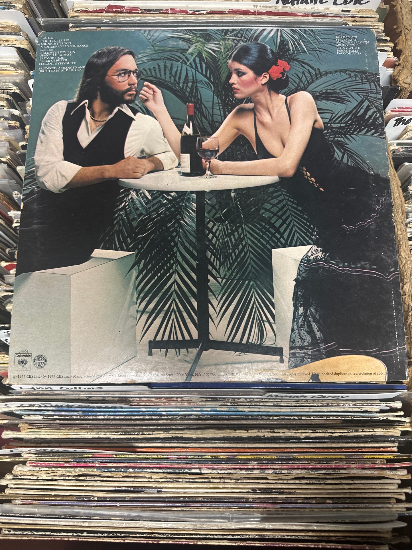 Al Di Meola – Elegant Gypsy Vinyl LP PC 34461 VG+/VG+