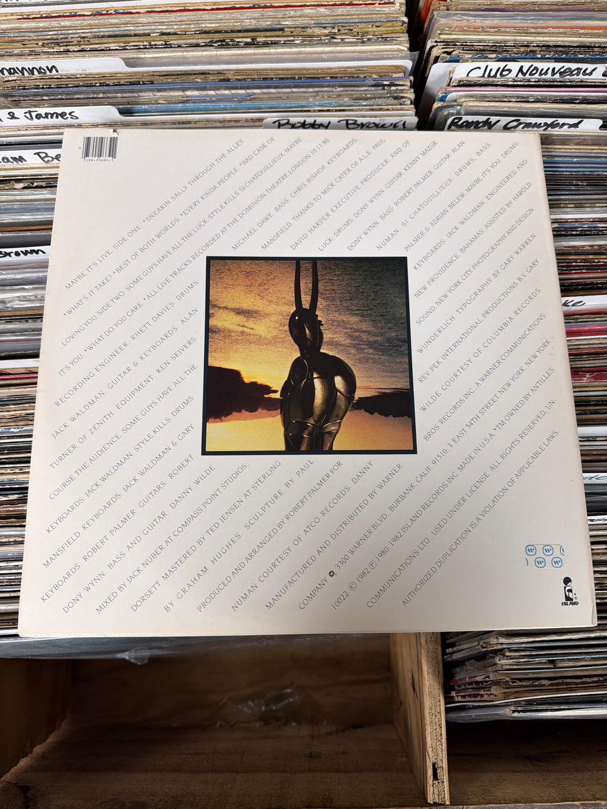 Robert Palmer – Maybe It's Live ILPS 9665 Vinyl LP VG+/VG+