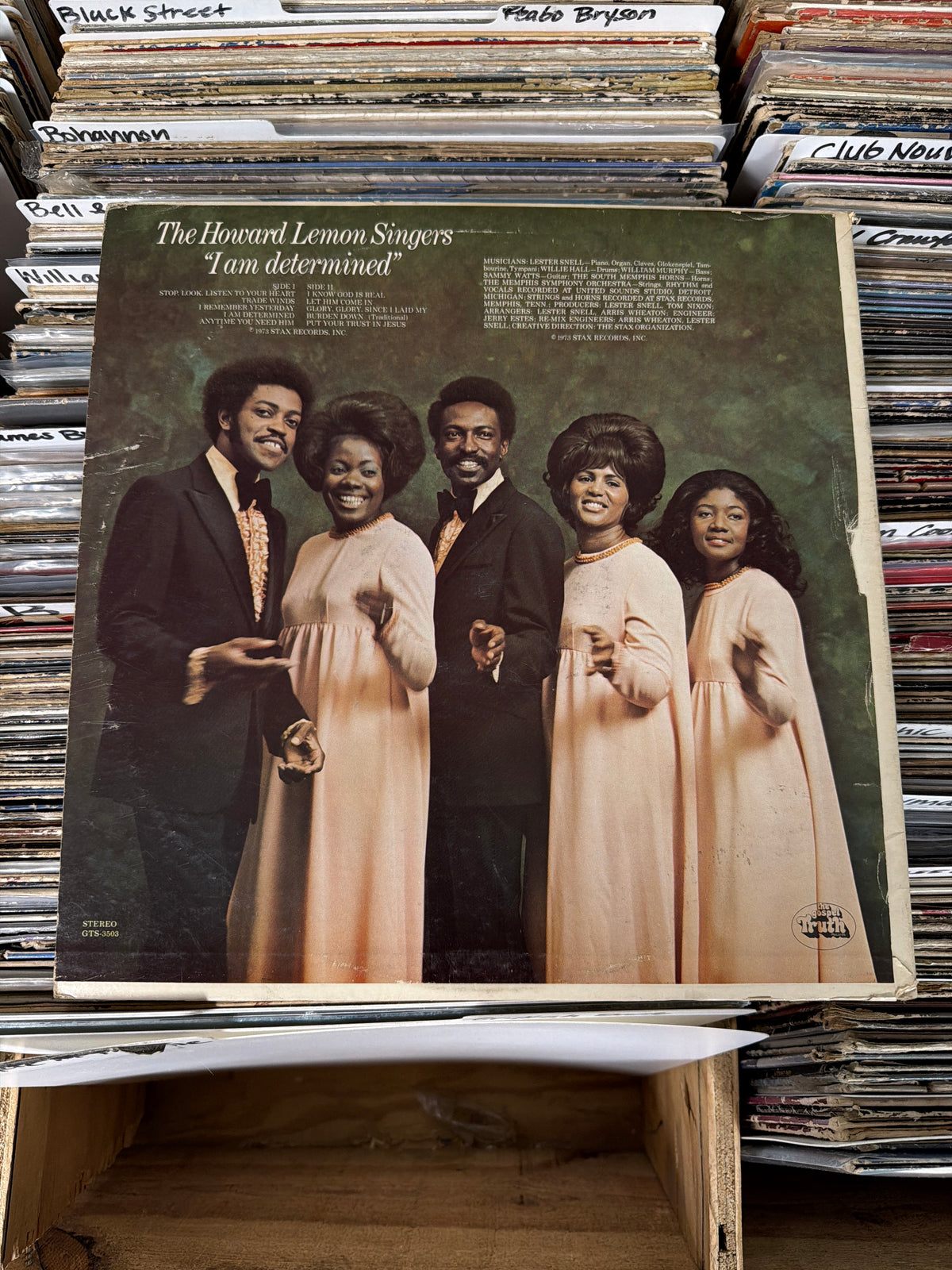 Howard Lemon Singers – I Am Determined GTS-3503 Vinyl LP G+/VG