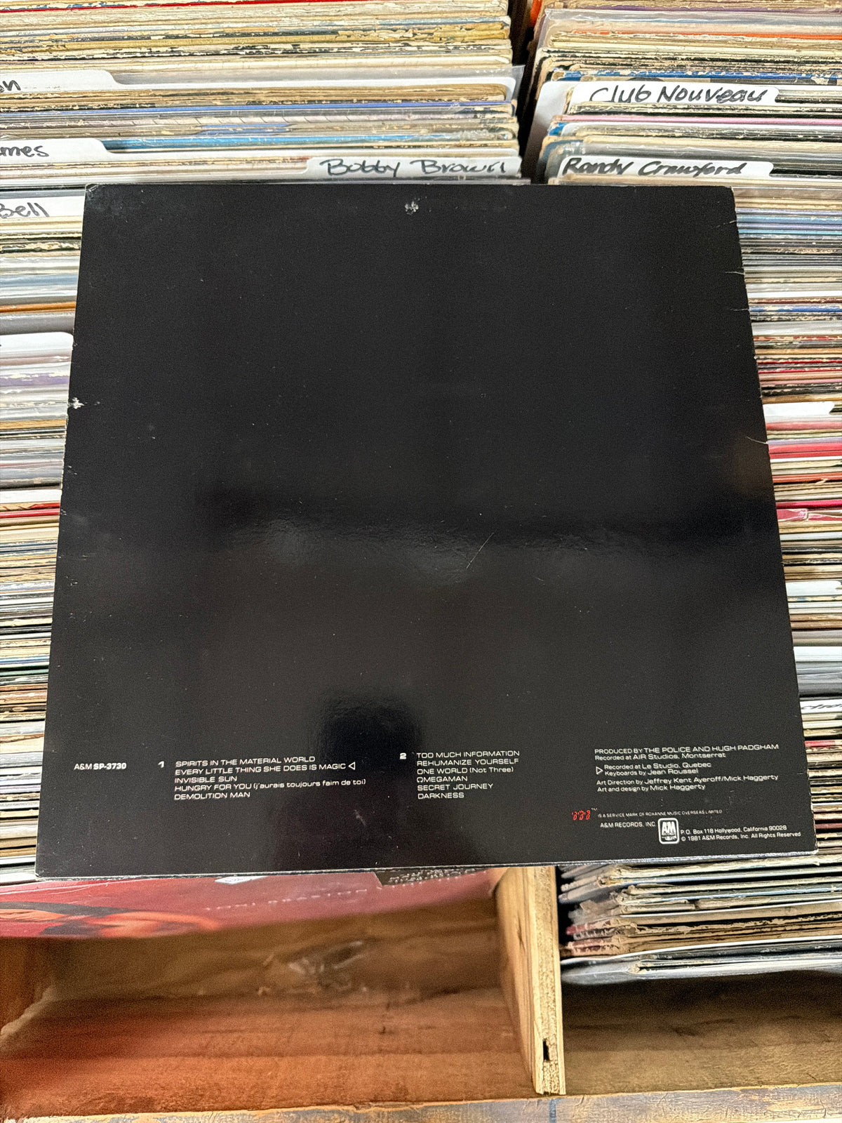The Police – Ghost In The Machine SP-3730 Vinyl LP VG+/VG