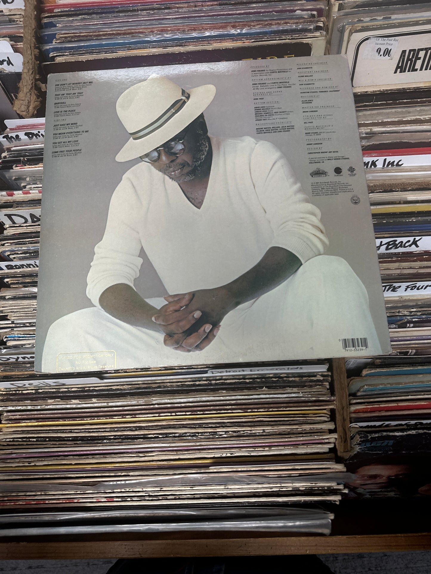 Curtis Mayfield – Love Is The Place Vinyl Lp NB1 33239 VG+/VG+