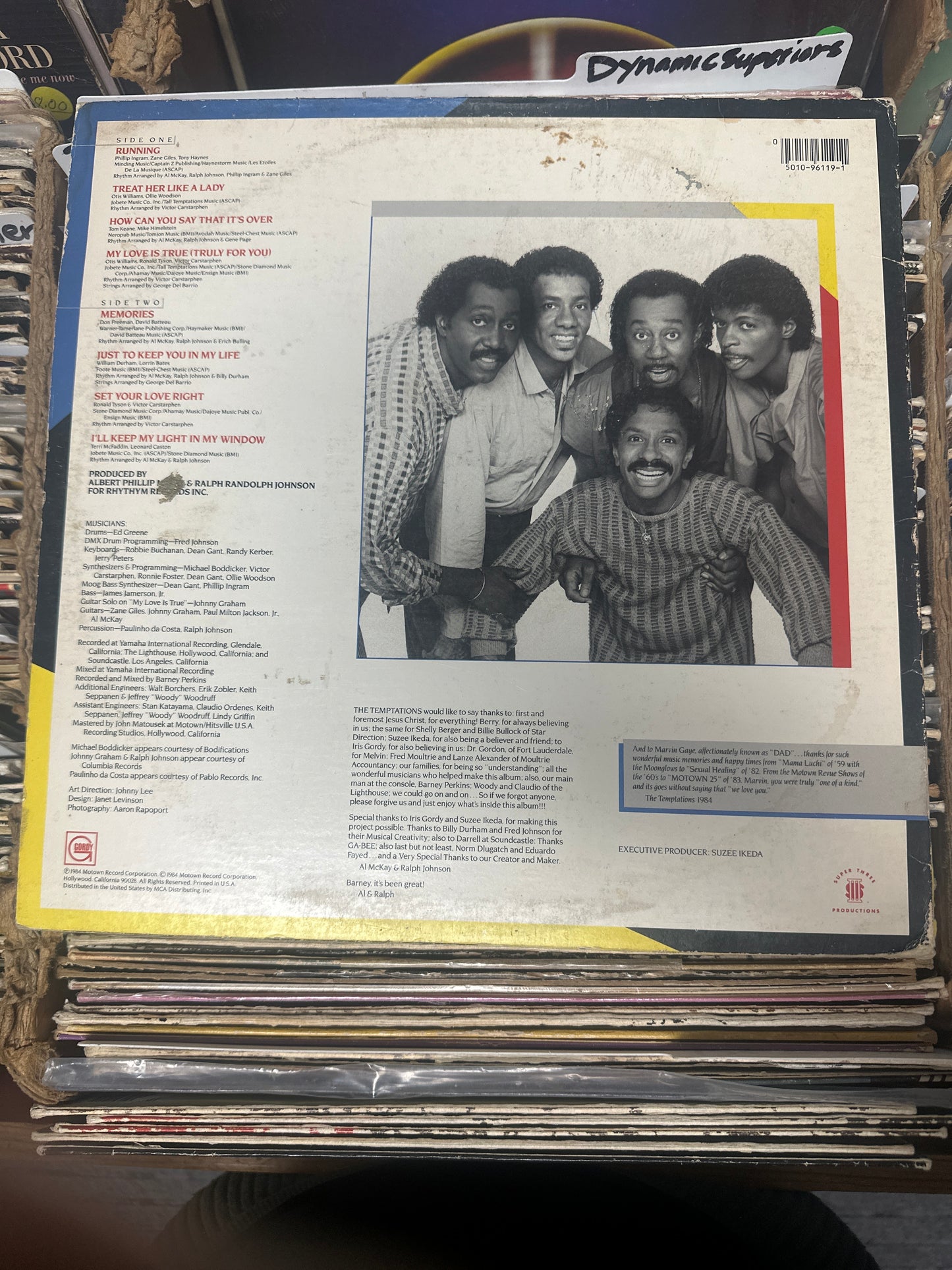 The Temptations – Truly For You Vinyl LP 6119GL VG+/VG