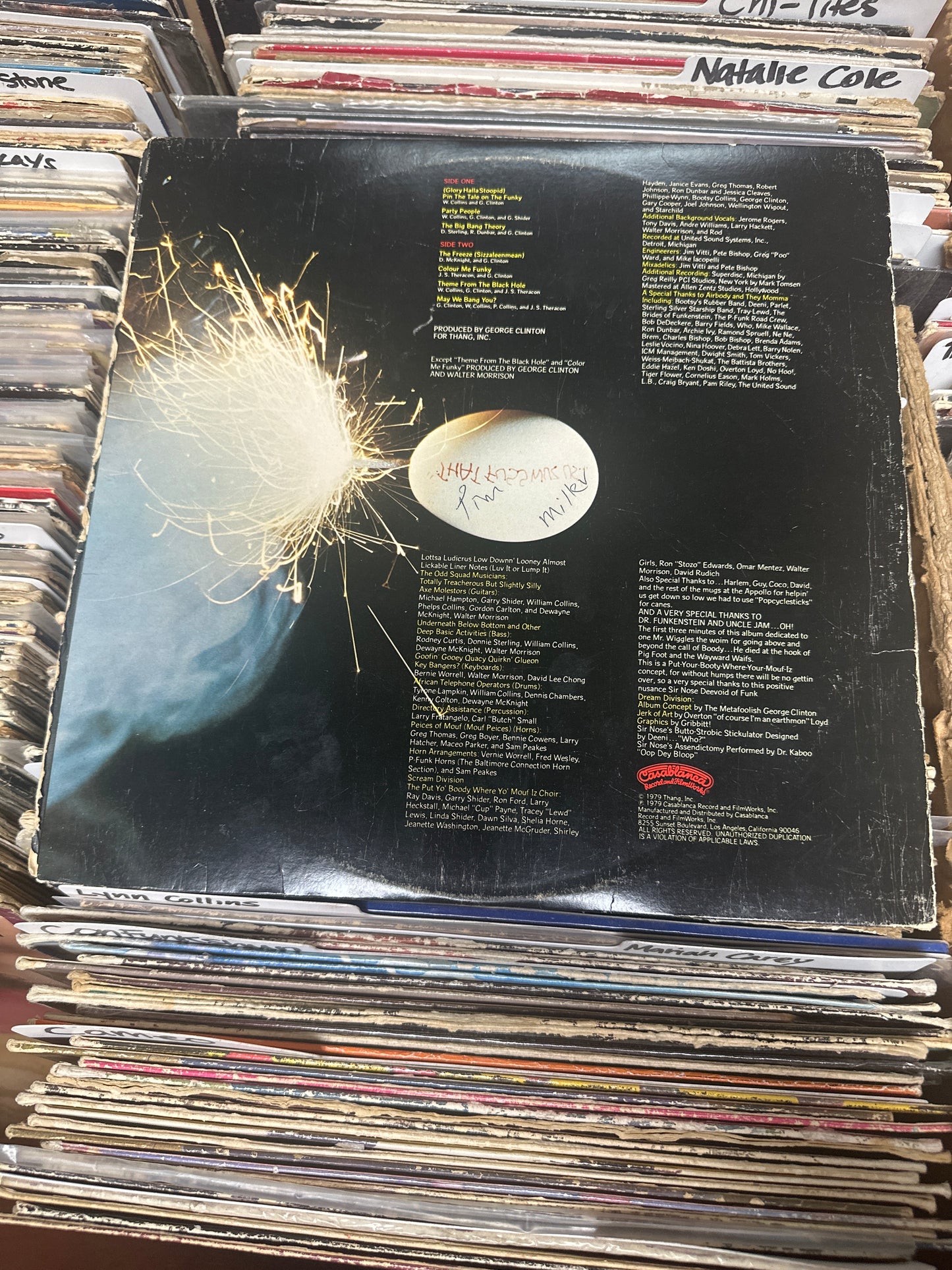 Parliament – GloryHallaStoopid (Pin The Tale On The Funky) NBLP 7195 VG+/VG