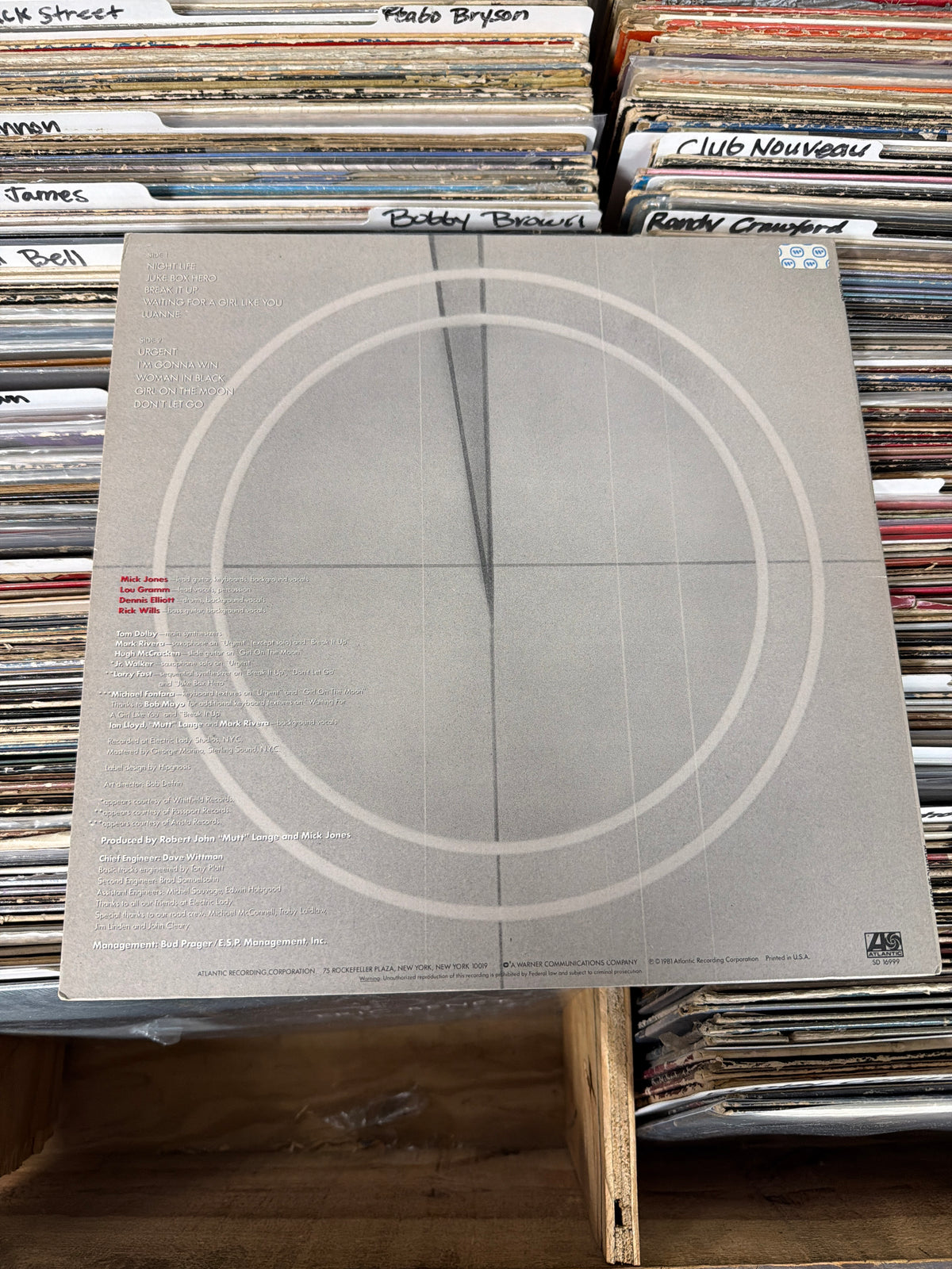 Foreigner – 4 SD 16999 Vinyl LP VG+/VG+