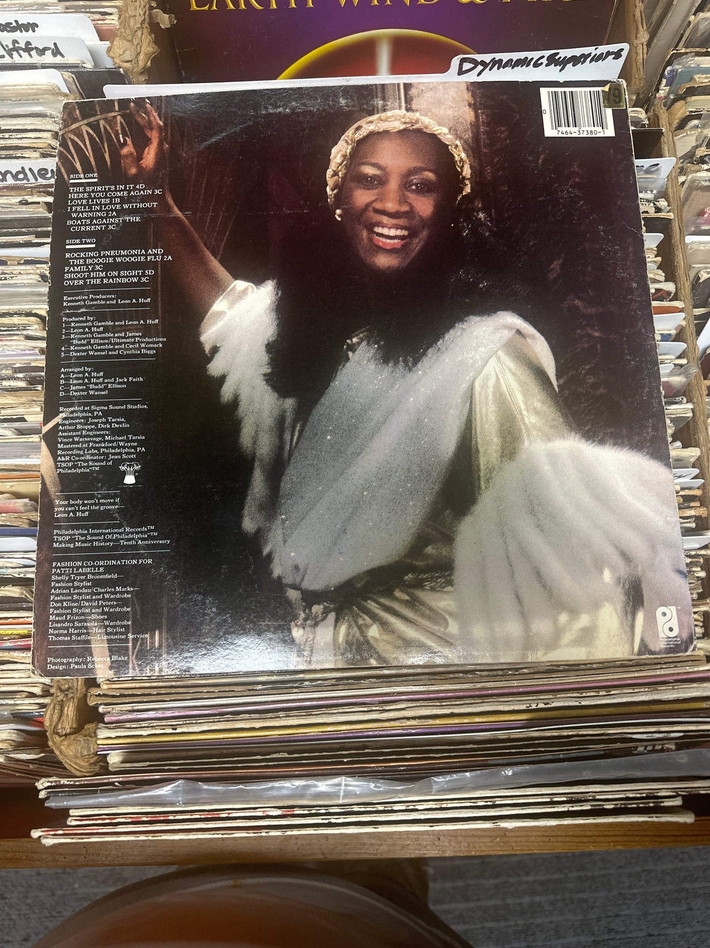 Patti LaBelle – The Spirit's In It Vinyl LP FZ 37380 VG+/VG+