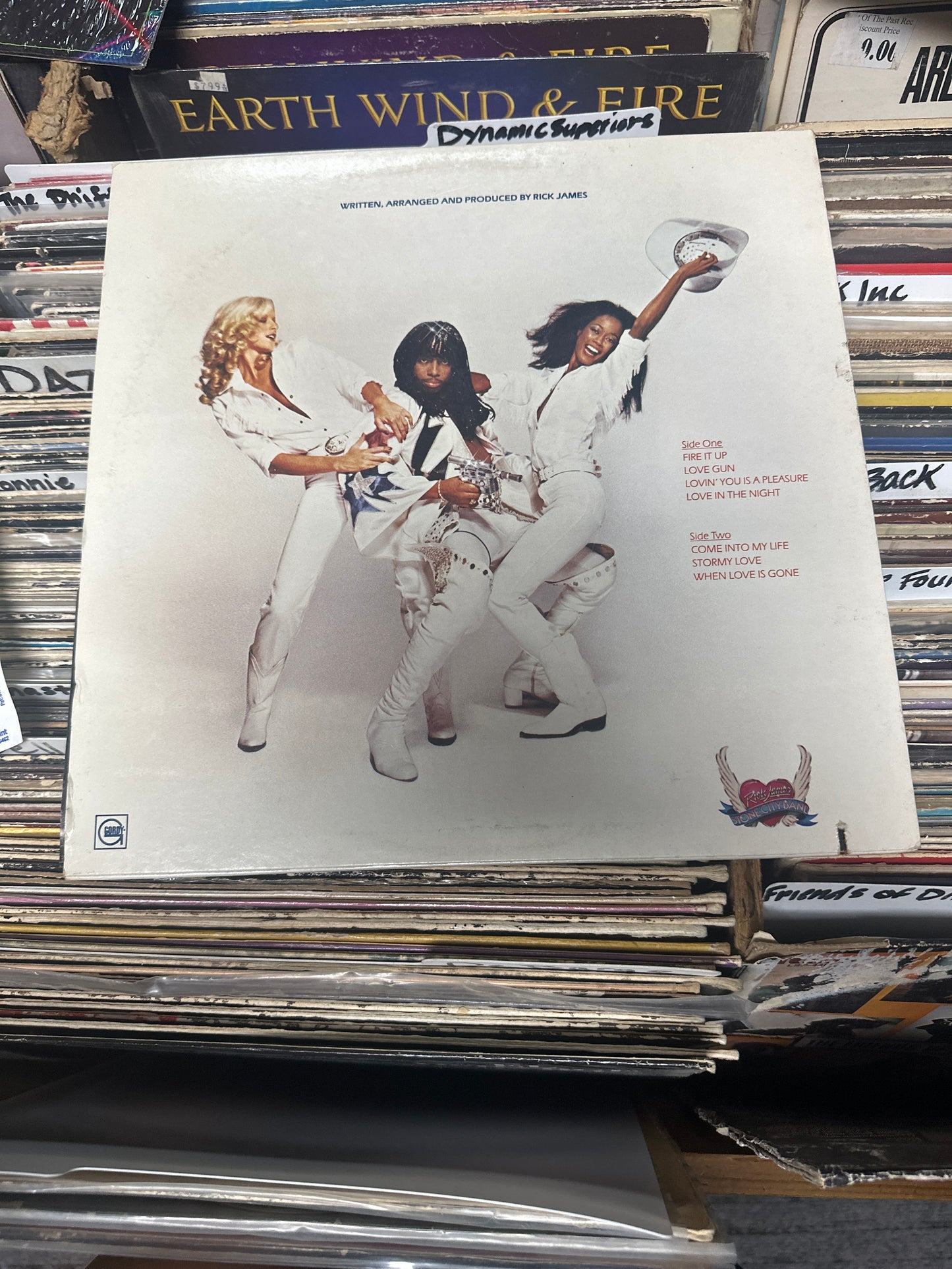 Rick James-Fire It Up Vinyl LP G8-990M1 VG+/VG+