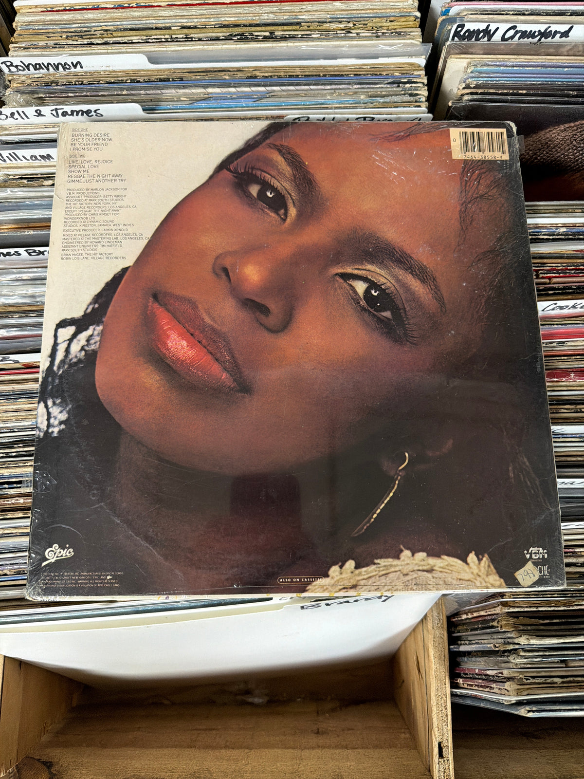 Betty Wright – Wright Back At You FE 38558 Vinyl LP NM/VG