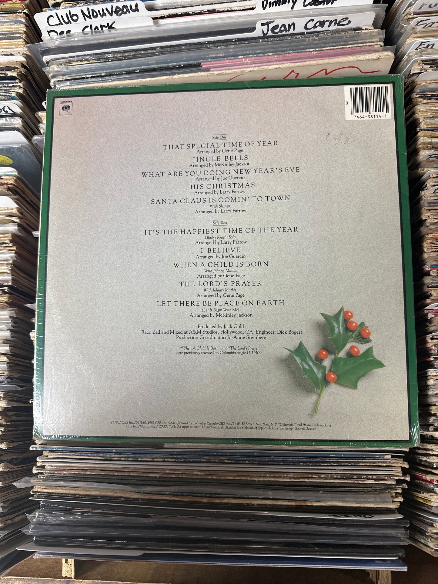 Gladys Knight & The Pips* – That Special Time Of Year Vinyl LP PC 38114