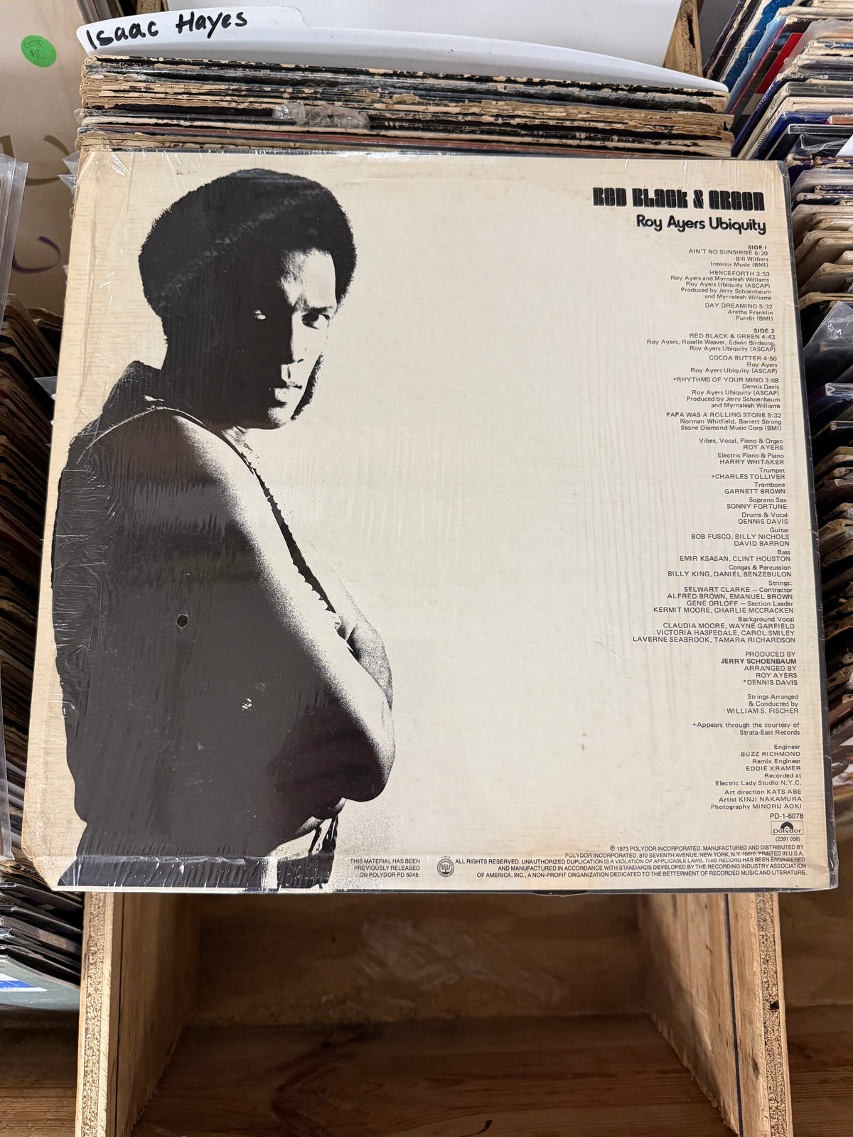 Roy Ayers Ubiquity – Red Black & Green Vinyl LP PD-1-6078, 2391 VG/VG+