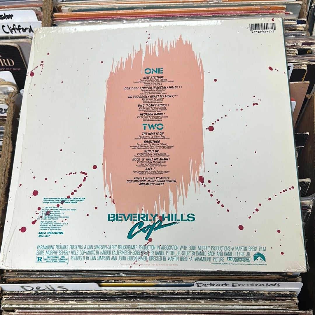 Various – Music From The Motion Picture Soundtrack - Beverly Hills Cop MCA 5547 Vinyl Lp VG+/VG+